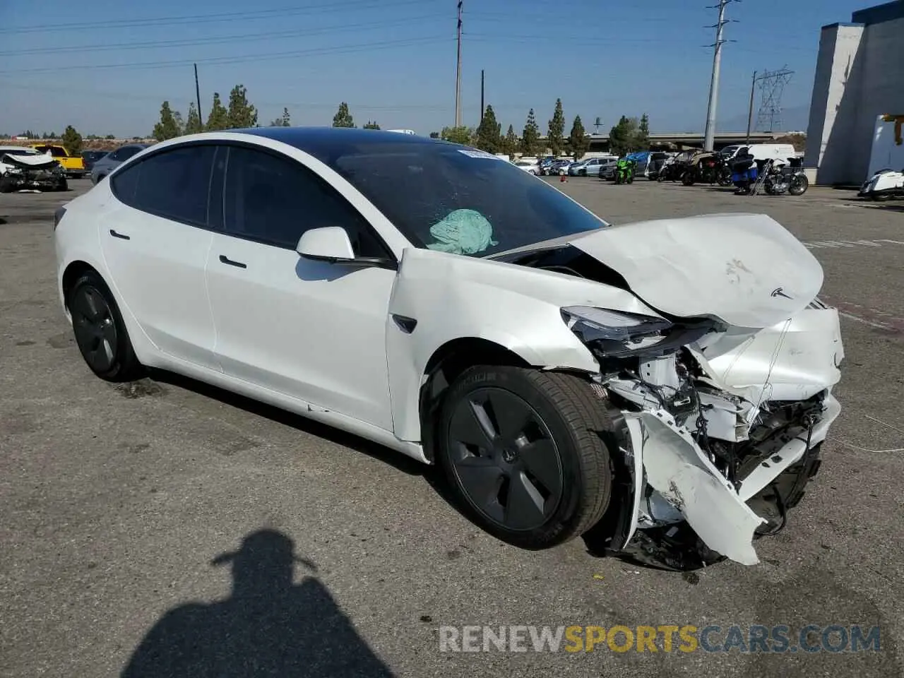4 Photograph of a damaged car 5YJ3E1EA4PF545894 TESLA MODEL 3 2023