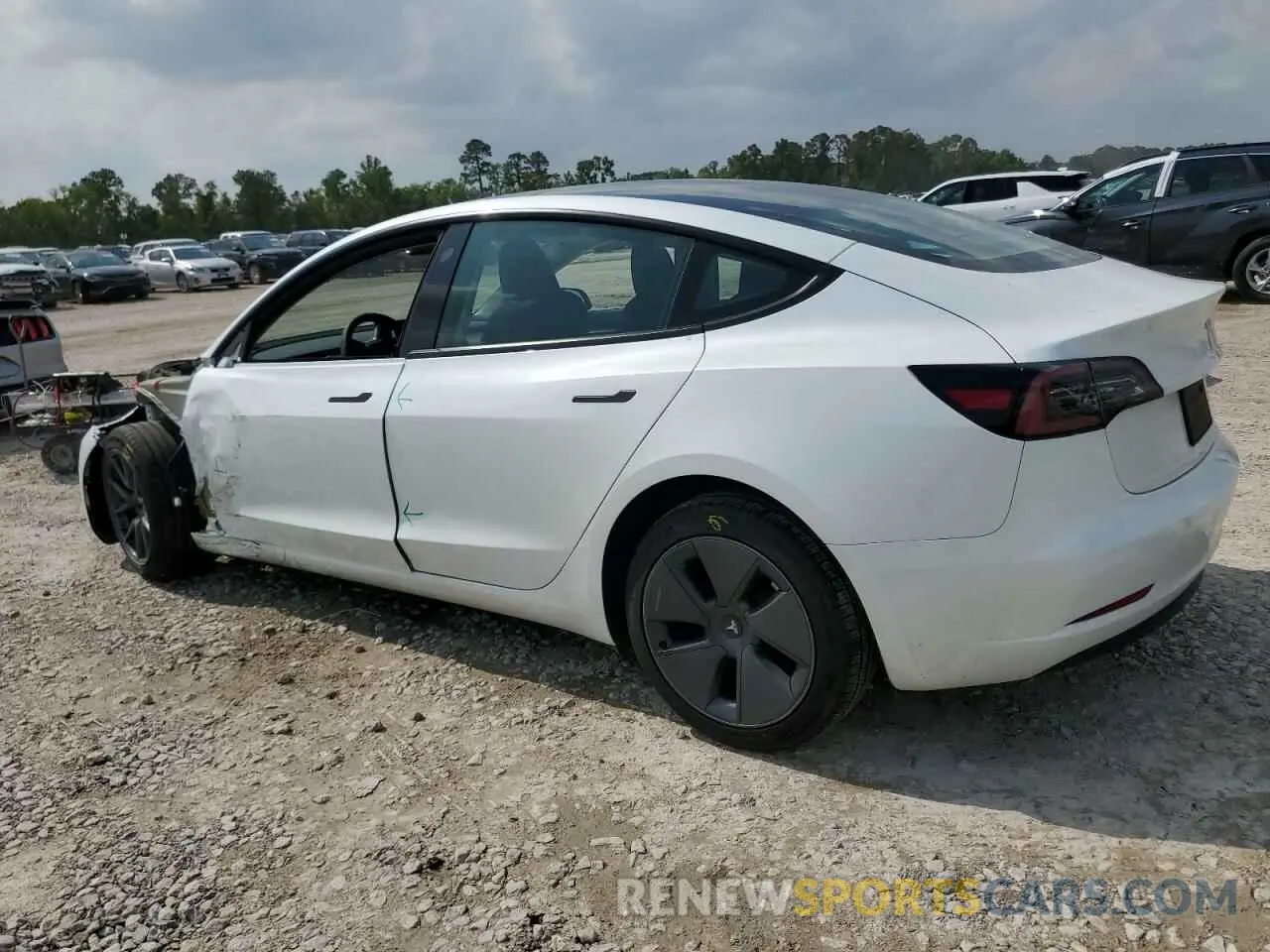 2 Photograph of a damaged car 5YJ3E1EA4PF547466 TESLA MODEL 3 2023