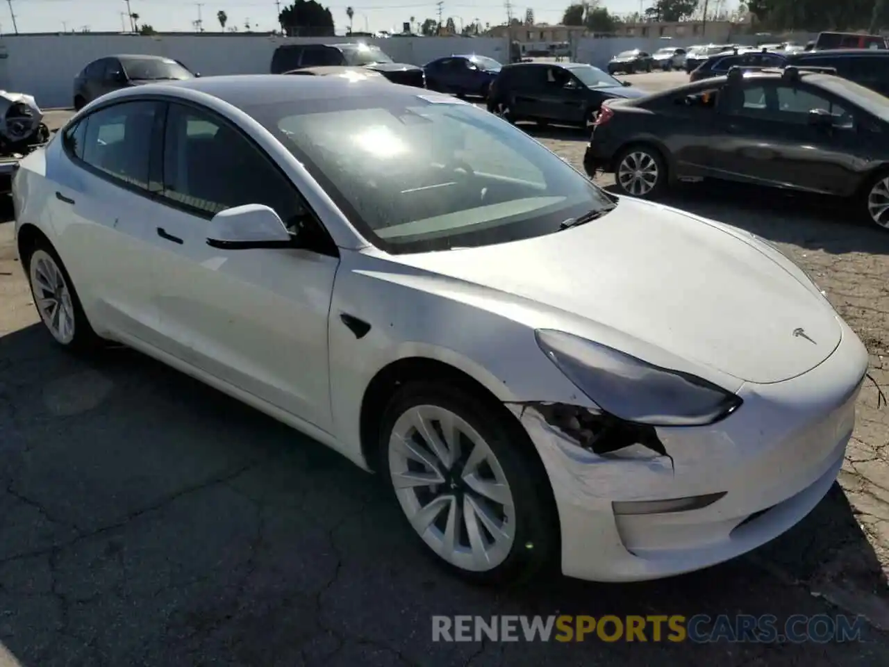 4 Photograph of a damaged car 5YJ3E1EA4PF547581 TESLA MODEL 3 2023