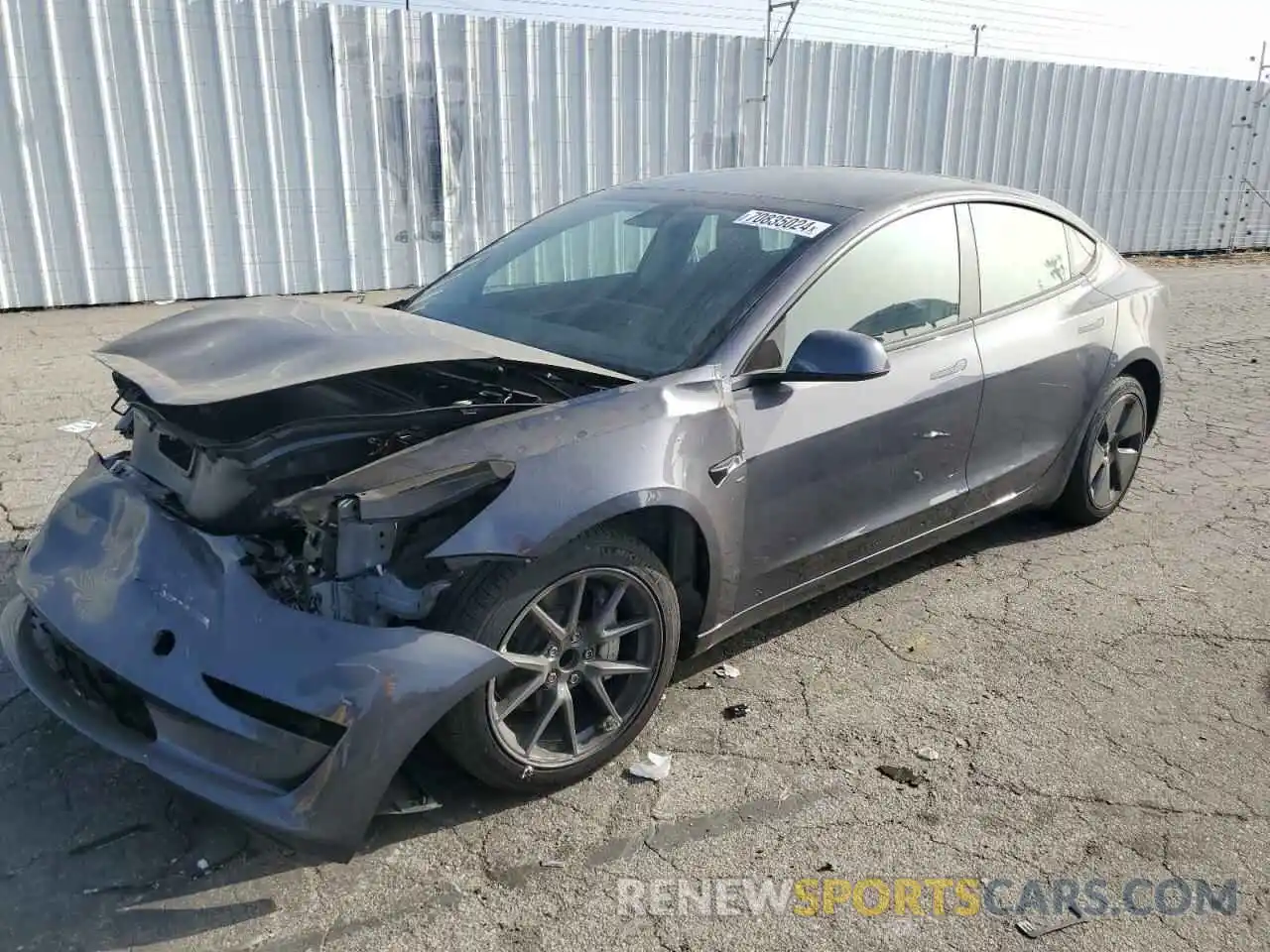 1 Photograph of a damaged car 5YJ3E1EA4PF550187 TESLA MODEL 3 2023