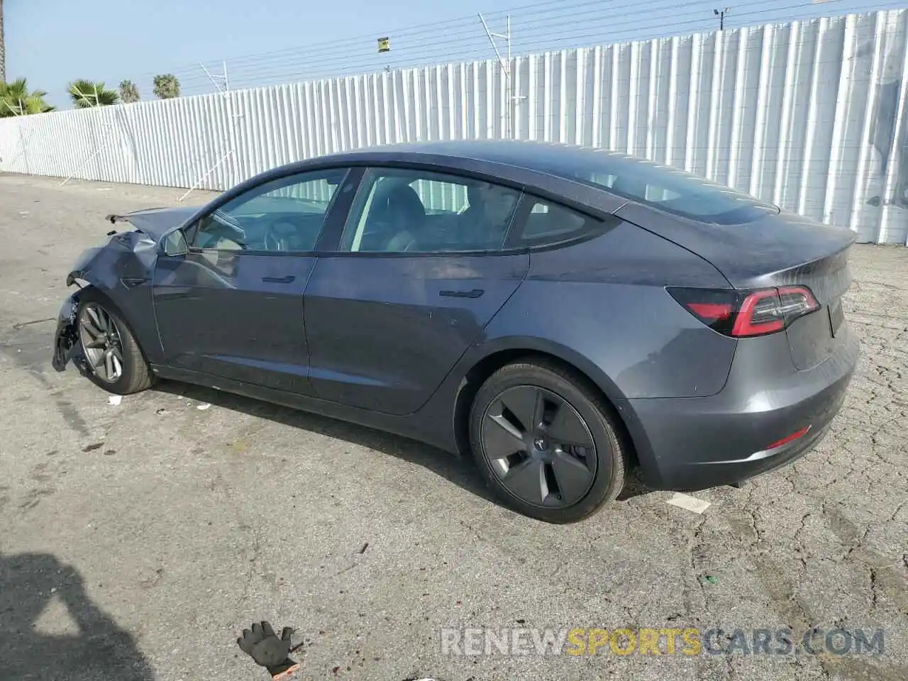 2 Photograph of a damaged car 5YJ3E1EA4PF550187 TESLA MODEL 3 2023