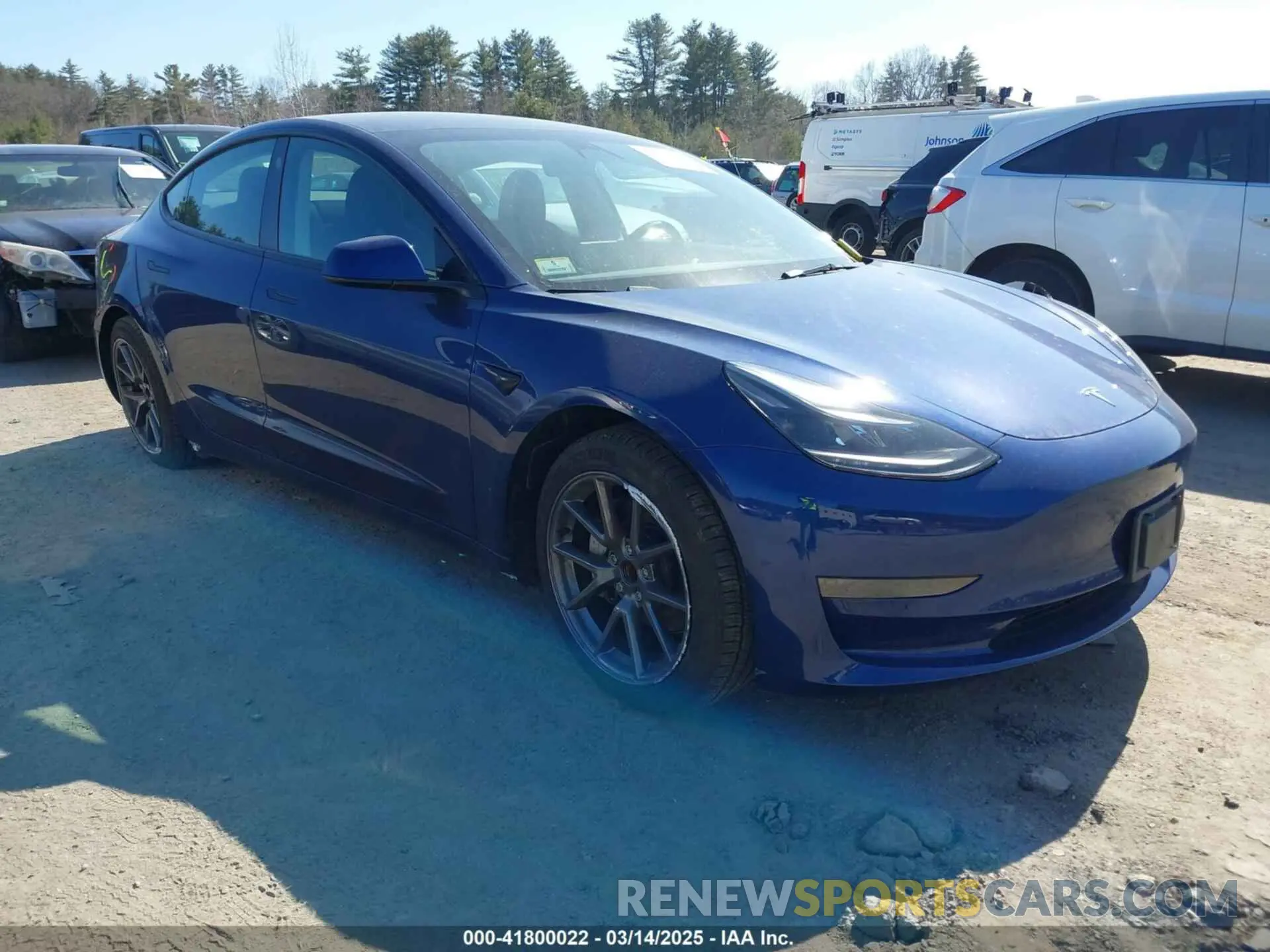 1 Photograph of a damaged car 5YJ3E1EA4PF554837 TESLA MODEL 3 2023
