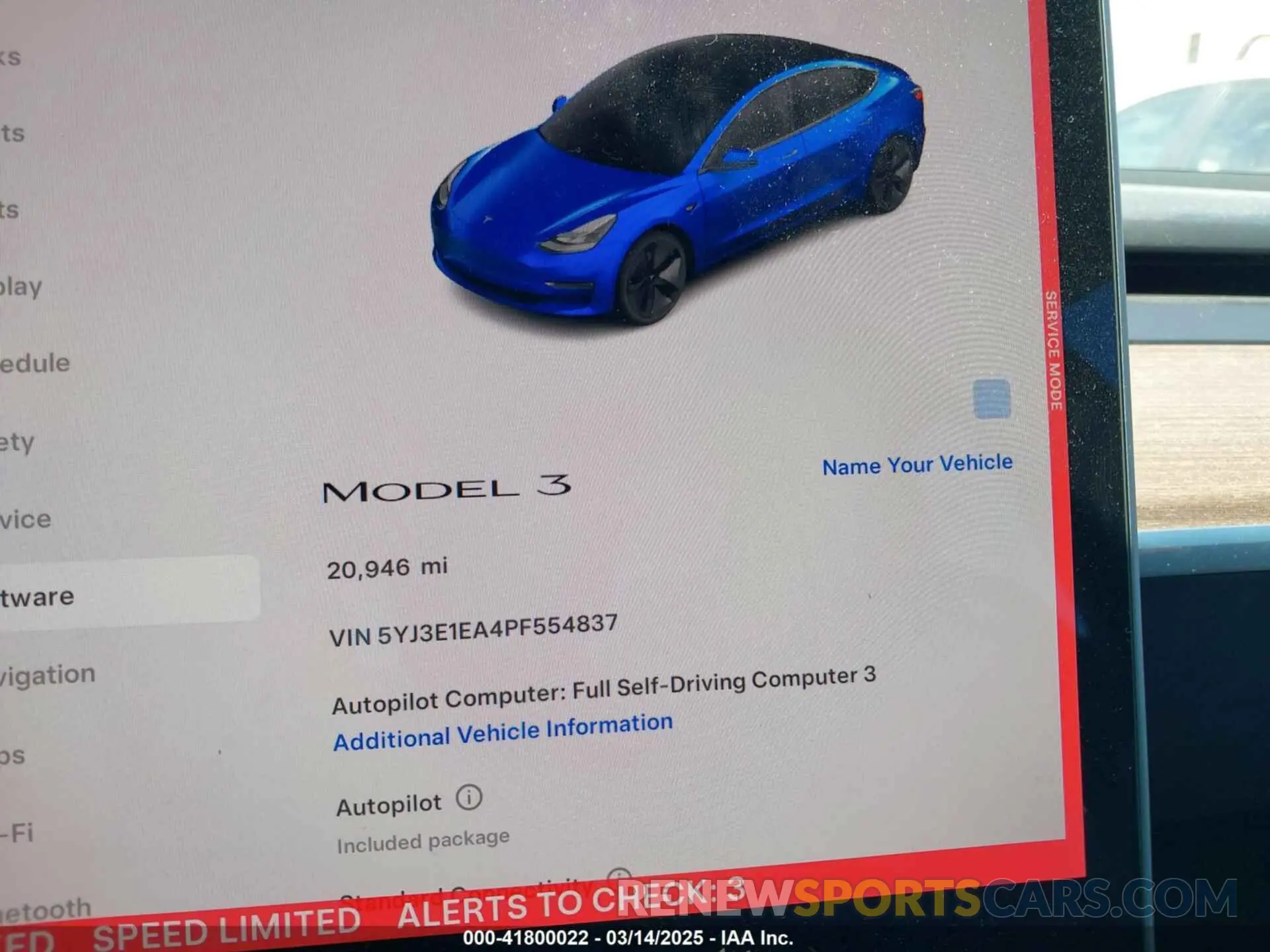 15 Photograph of a damaged car 5YJ3E1EA4PF554837 TESLA MODEL 3 2023