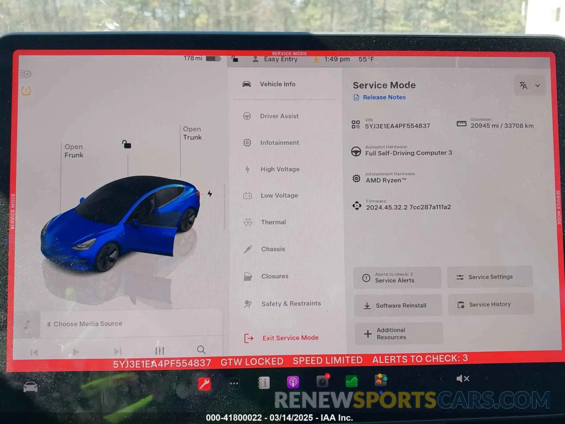 18 Photograph of a damaged car 5YJ3E1EA4PF554837 TESLA MODEL 3 2023