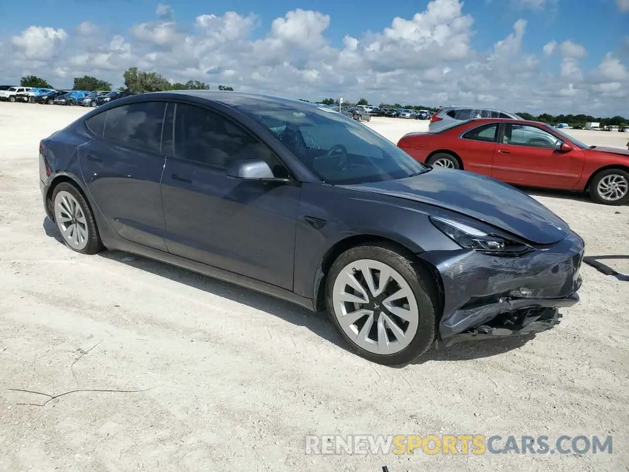 4 Photograph of a damaged car 5YJ3E1EA4PF558094 TESLA MODEL 3 2023