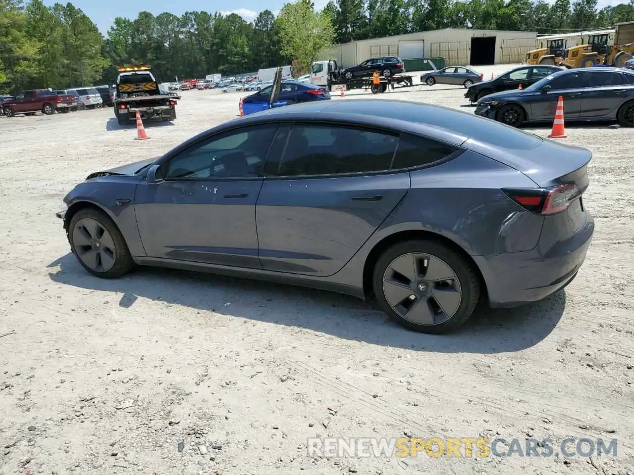 2 Photograph of a damaged car 5YJ3E1EA4PF559309 TESLA MODEL 3 2023