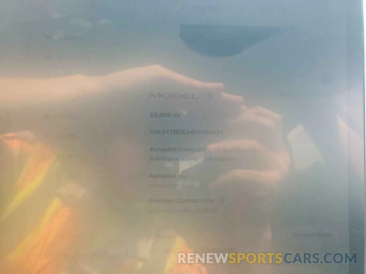 9 Photograph of a damaged car 5YJ3E1EA4PF559424 TESLA MODEL 3 2023