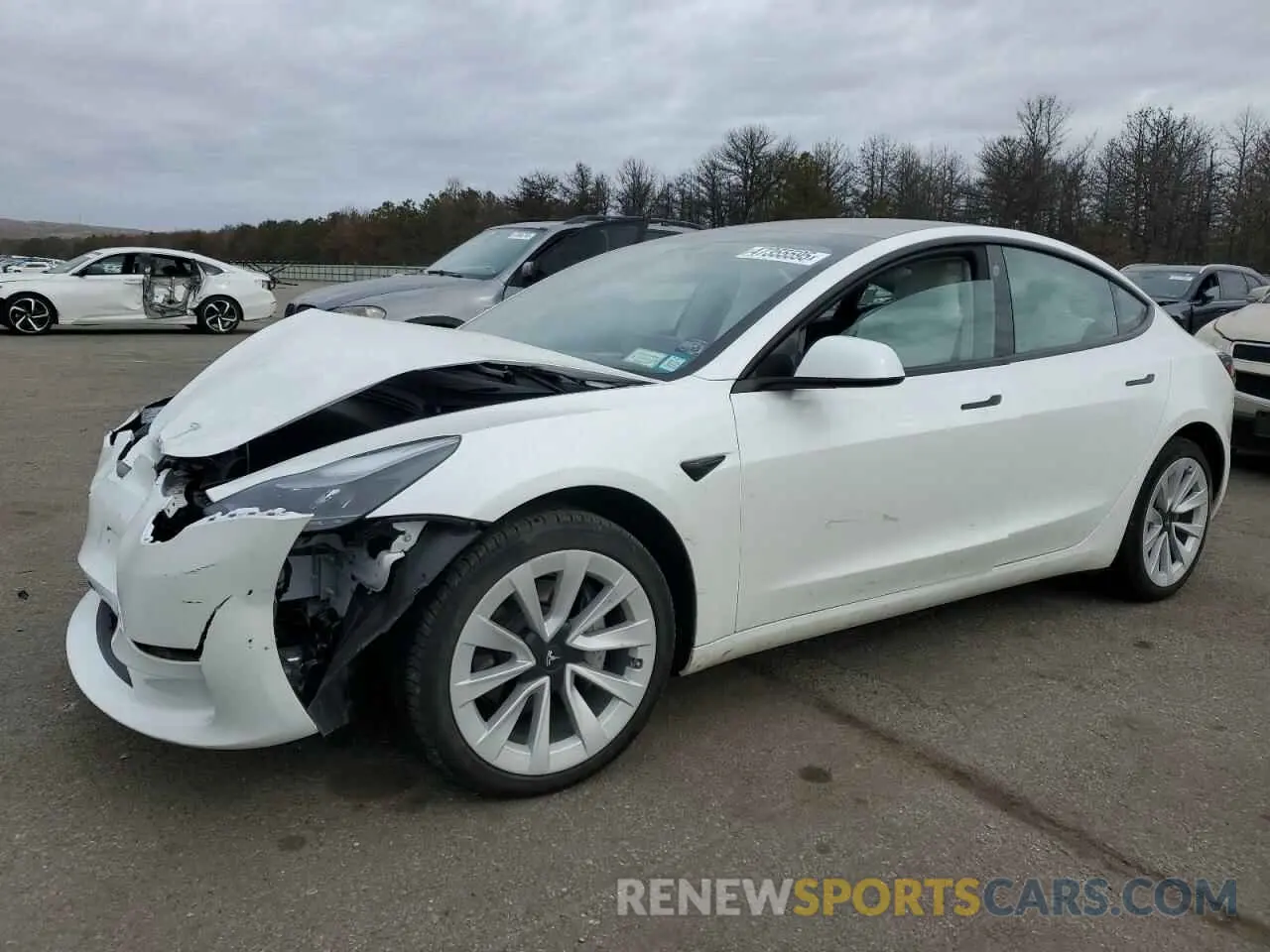 1 Photograph of a damaged car 5YJ3E1EA4PF569399 TESLA MODEL 3 2023