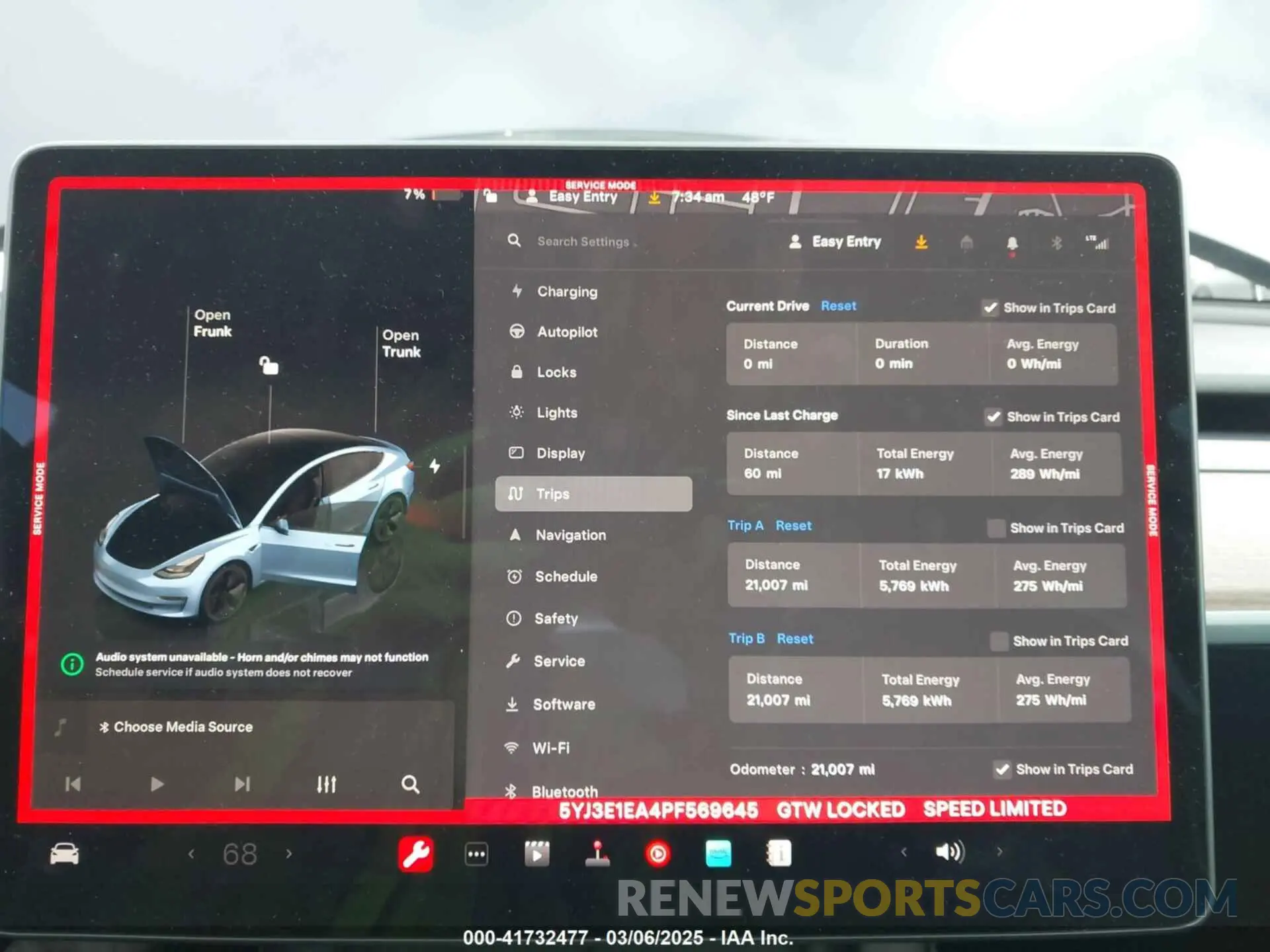 7 Photograph of a damaged car 5YJ3E1EA4PF569645 TESLA MODEL 3 2023