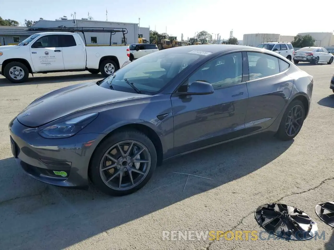 1 Photograph of a damaged car 5YJ3E1EA4PF570942 TESLA MODEL 3 2023