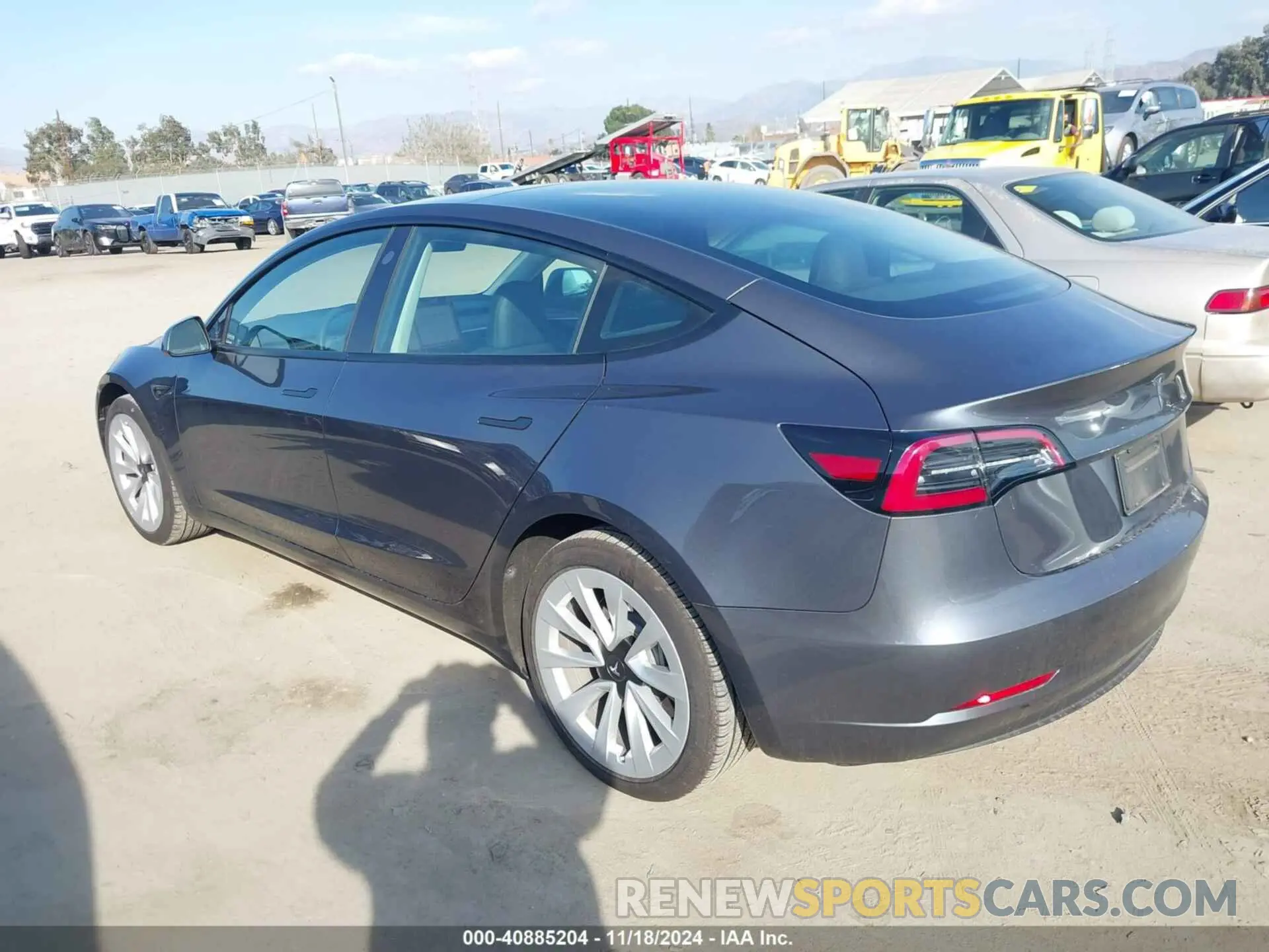 3 Photograph of a damaged car 5YJ3E1EA4PF573632 TESLA MODEL 3 2023