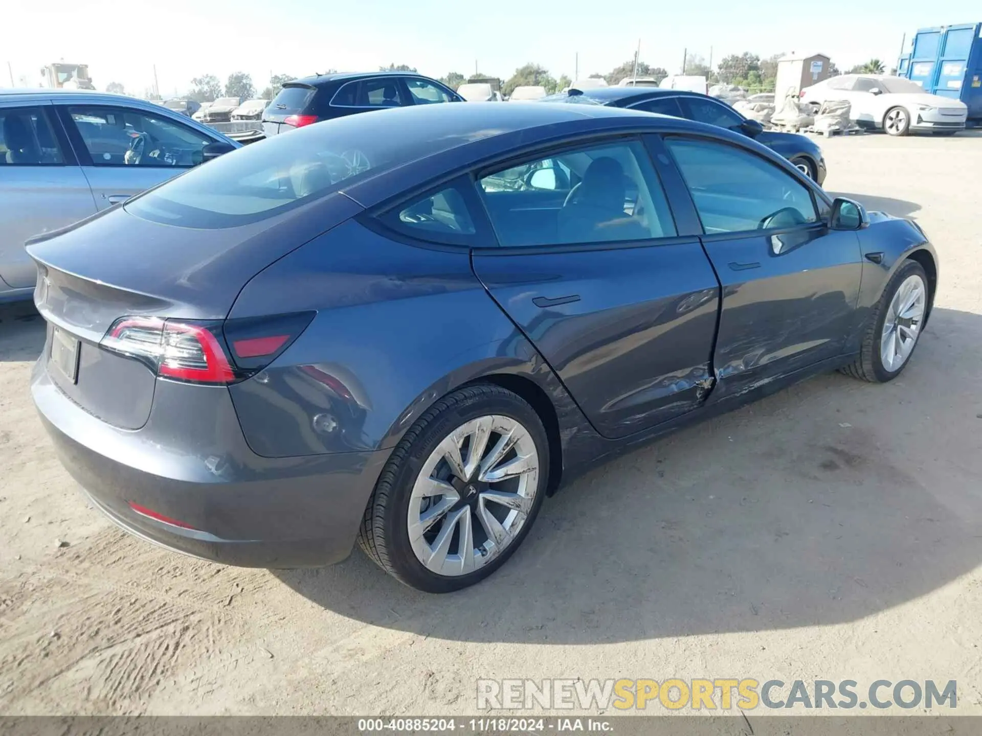 4 Photograph of a damaged car 5YJ3E1EA4PF573632 TESLA MODEL 3 2023