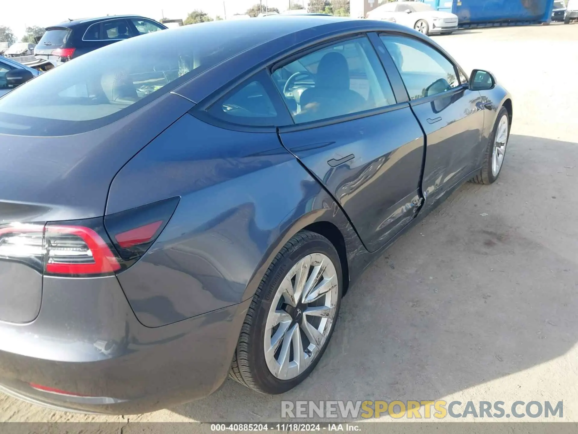 6 Photograph of a damaged car 5YJ3E1EA4PF573632 TESLA MODEL 3 2023