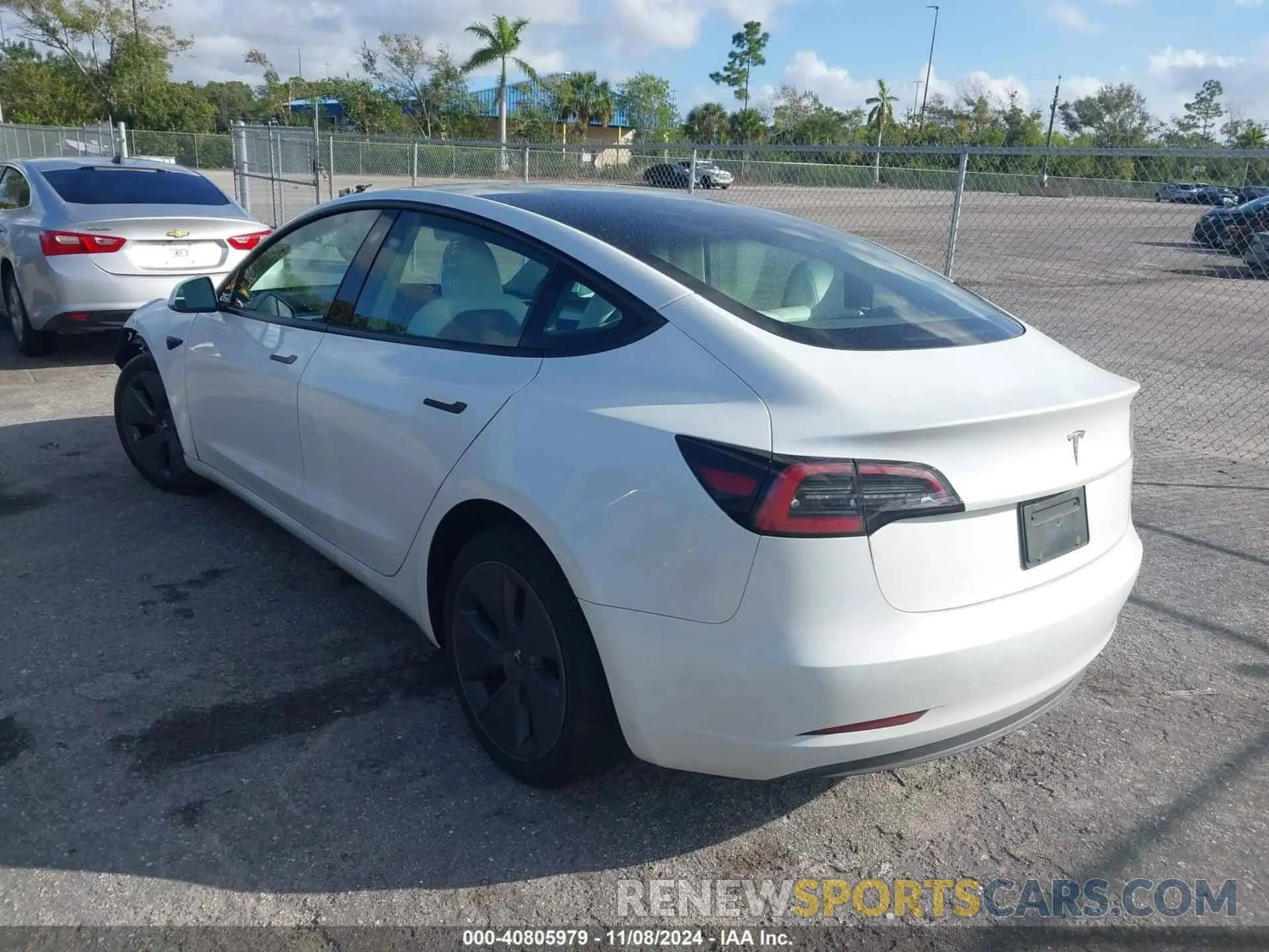 3 Photograph of a damaged car 5YJ3E1EA4PF574411 TESLA MODEL 3 2023
