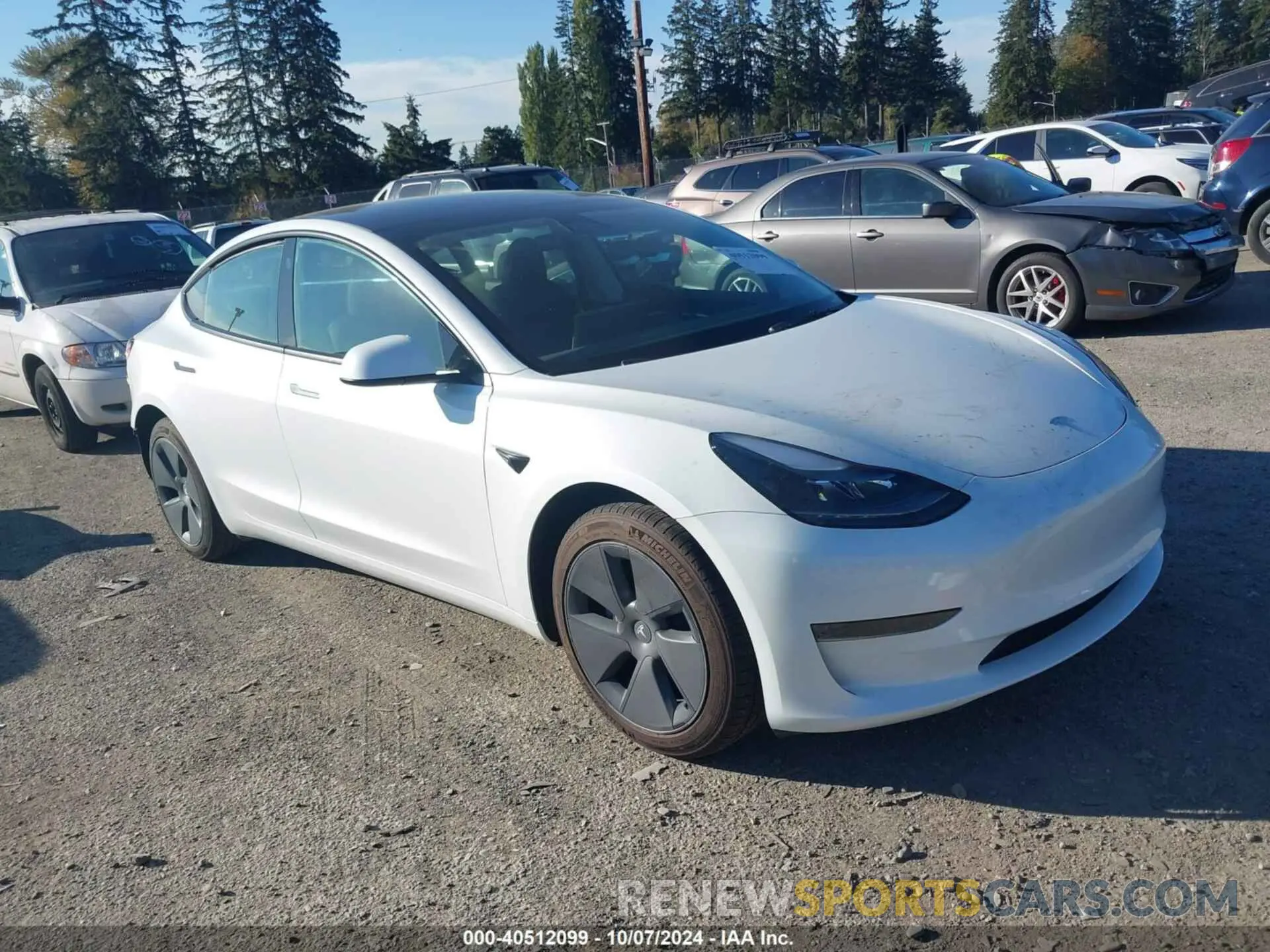 1 Photograph of a damaged car 5YJ3E1EA4PF577499 TESLA MODEL 3 2023