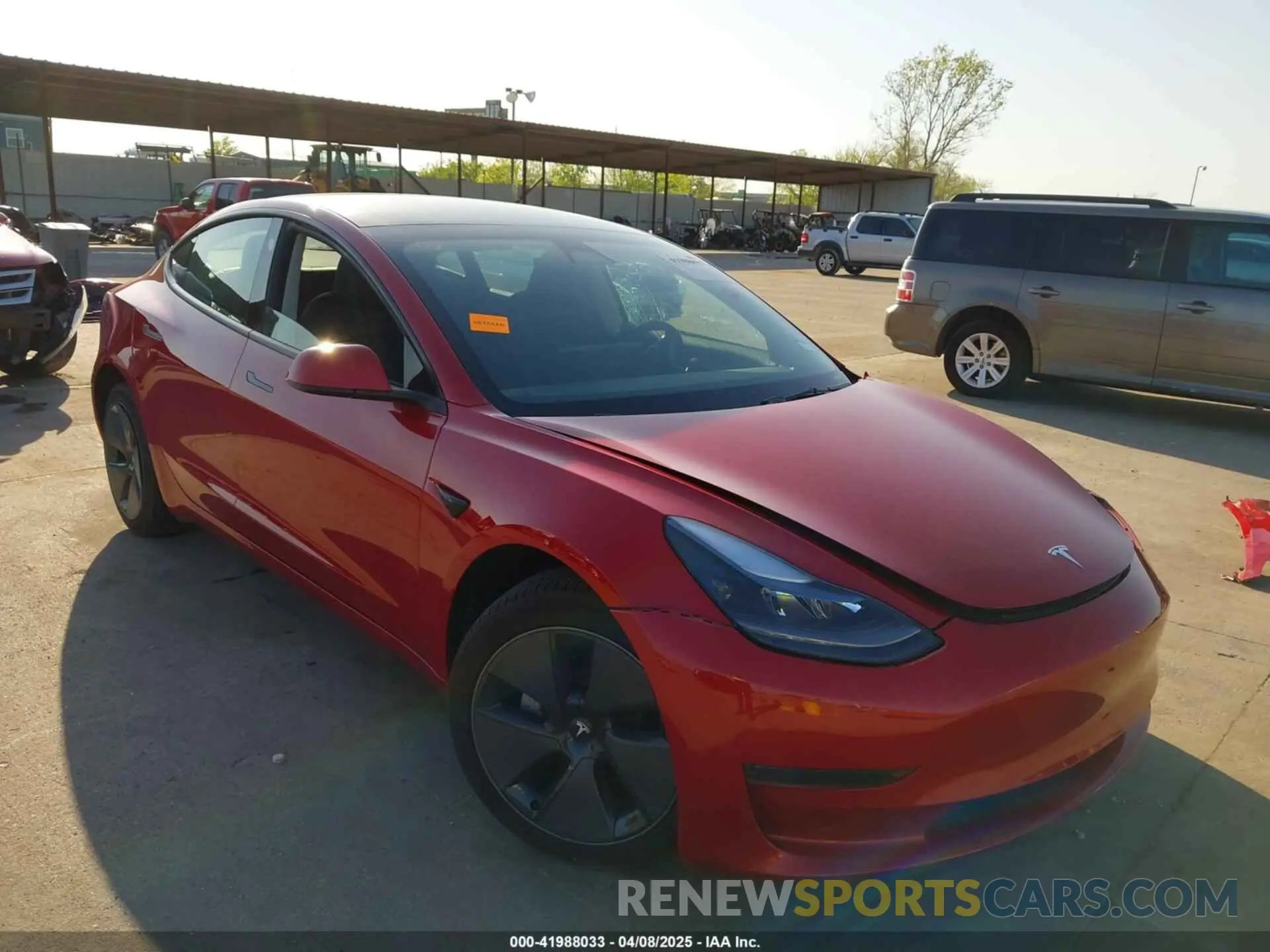 1 Photograph of a damaged car 5YJ3E1EA4PF601705 TESLA MODEL 3 2023