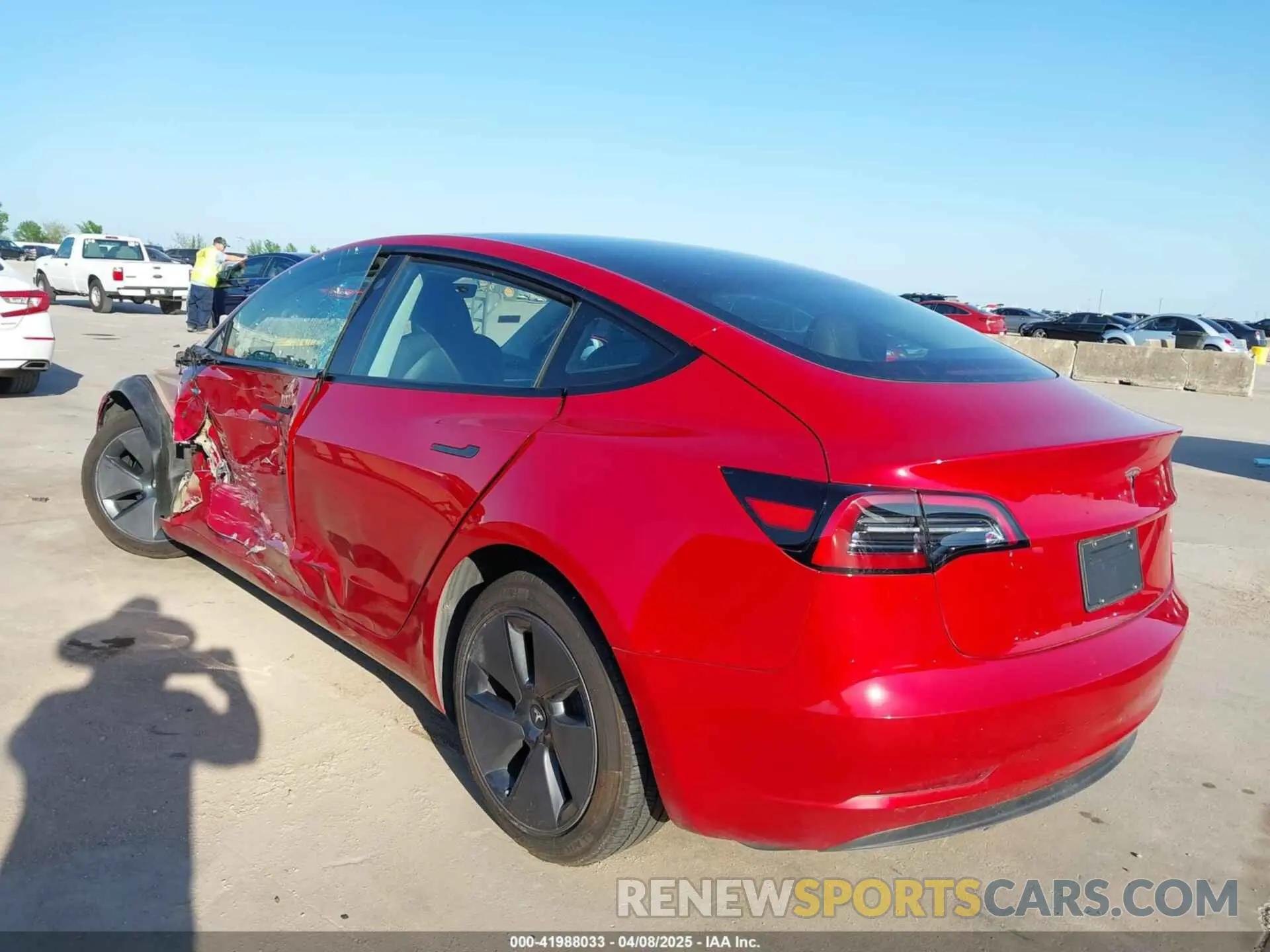 3 Photograph of a damaged car 5YJ3E1EA4PF601705 TESLA MODEL 3 2023