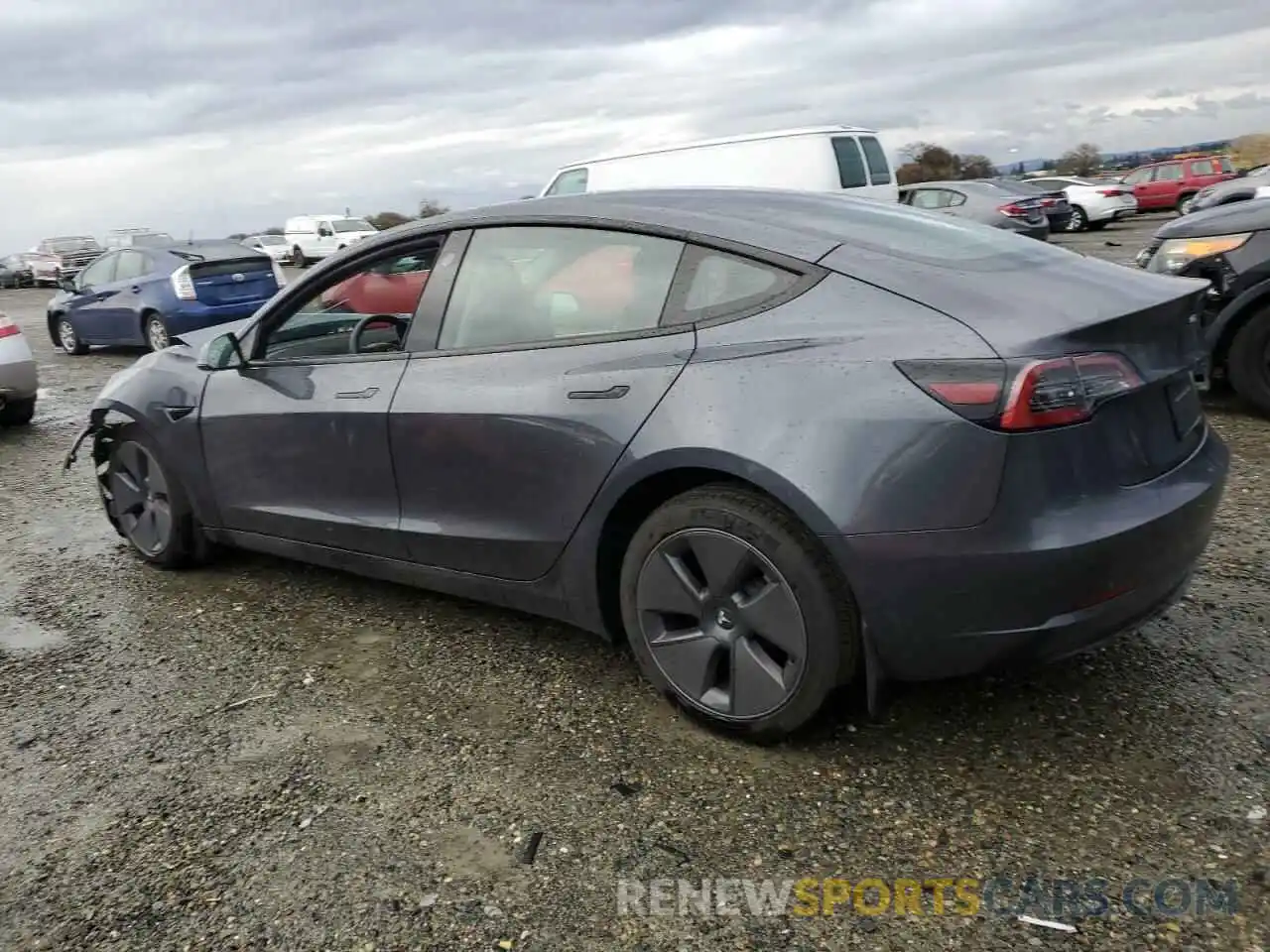 2 Photograph of a damaged car 5YJ3E1EA4PF612350 TESLA MODEL 3 2023