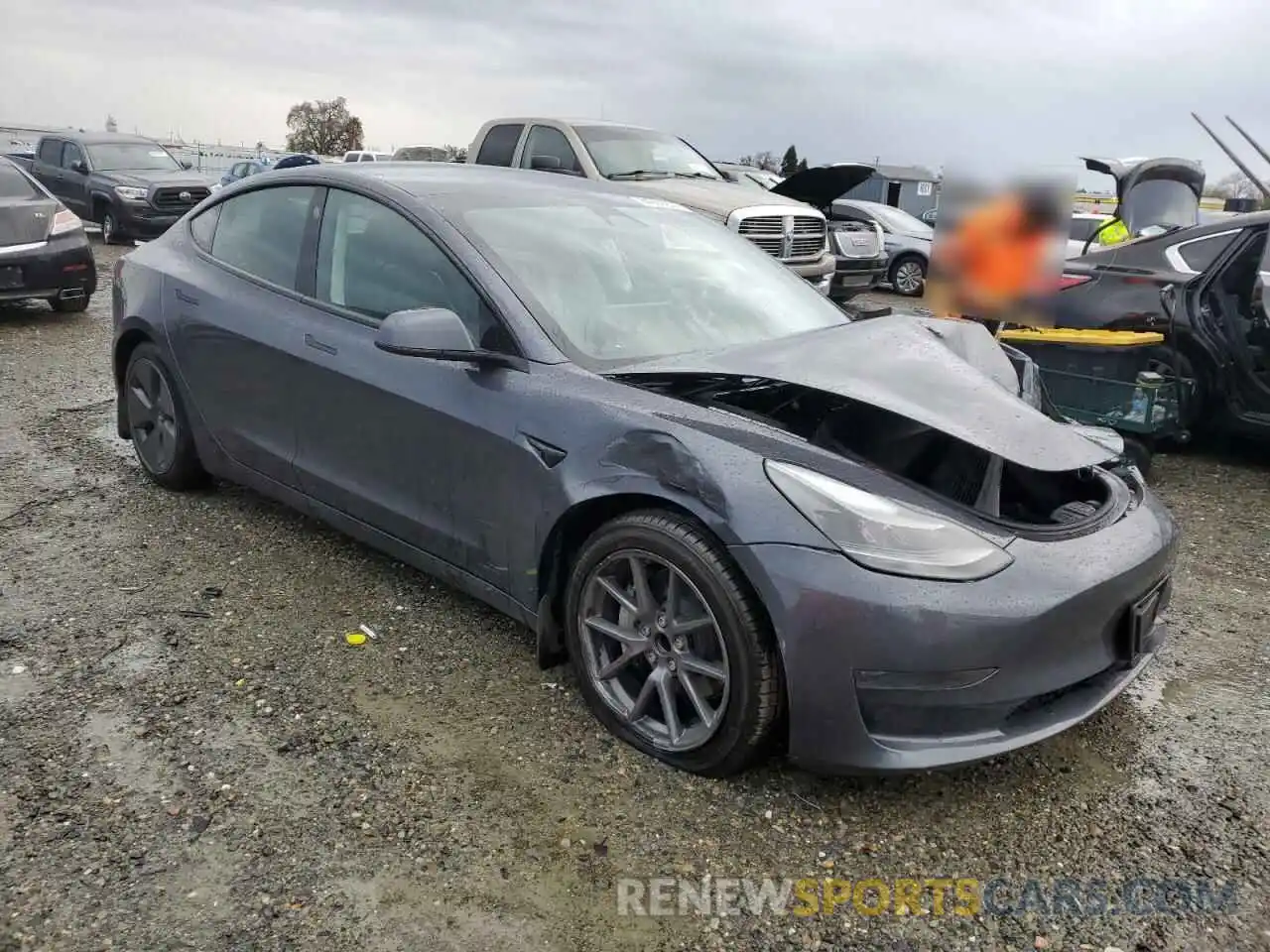 4 Photograph of a damaged car 5YJ3E1EA4PF612350 TESLA MODEL 3 2023