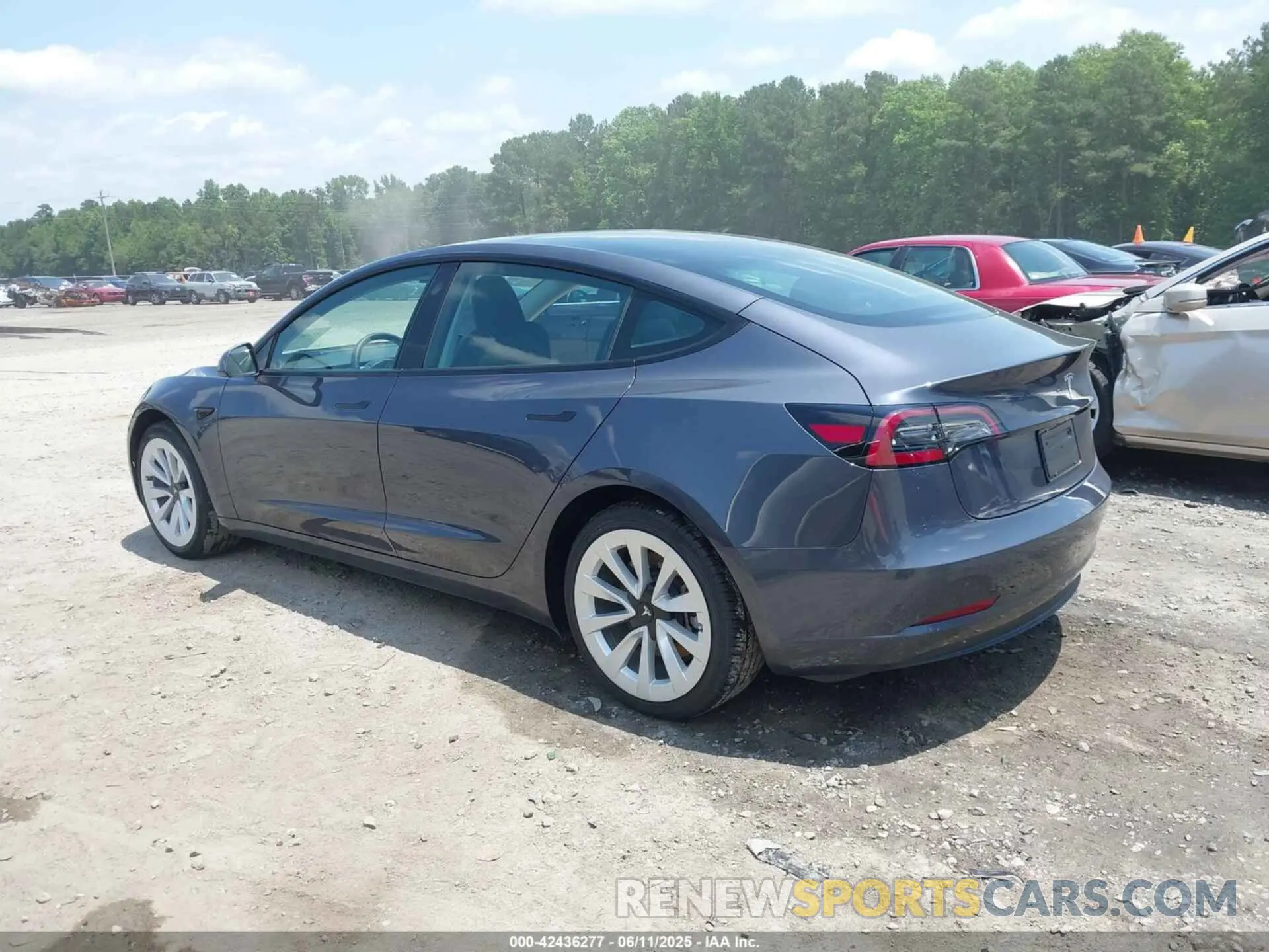 3 Photograph of a damaged car 5YJ3E1EA4PF615457 TESLA MODEL 3 2023
