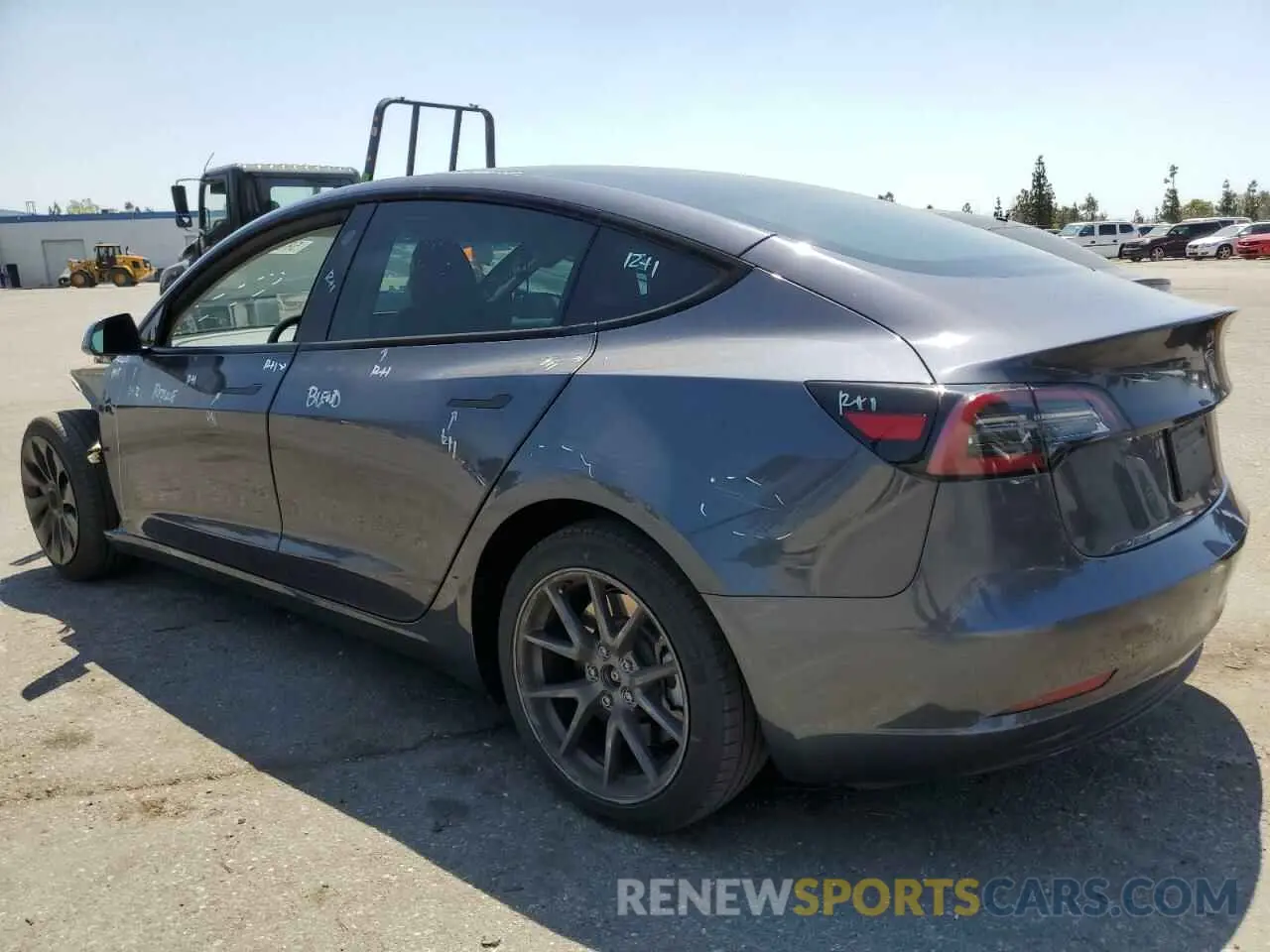 2 Photograph of a damaged car 5YJ3E1EA4PF615975 TESLA MODEL 3 2023