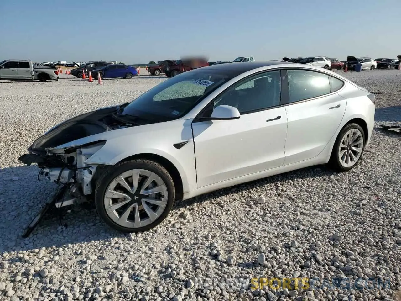 1 Photograph of a damaged car 5YJ3E1EA4PF631304 TESLA MODEL 3 2023