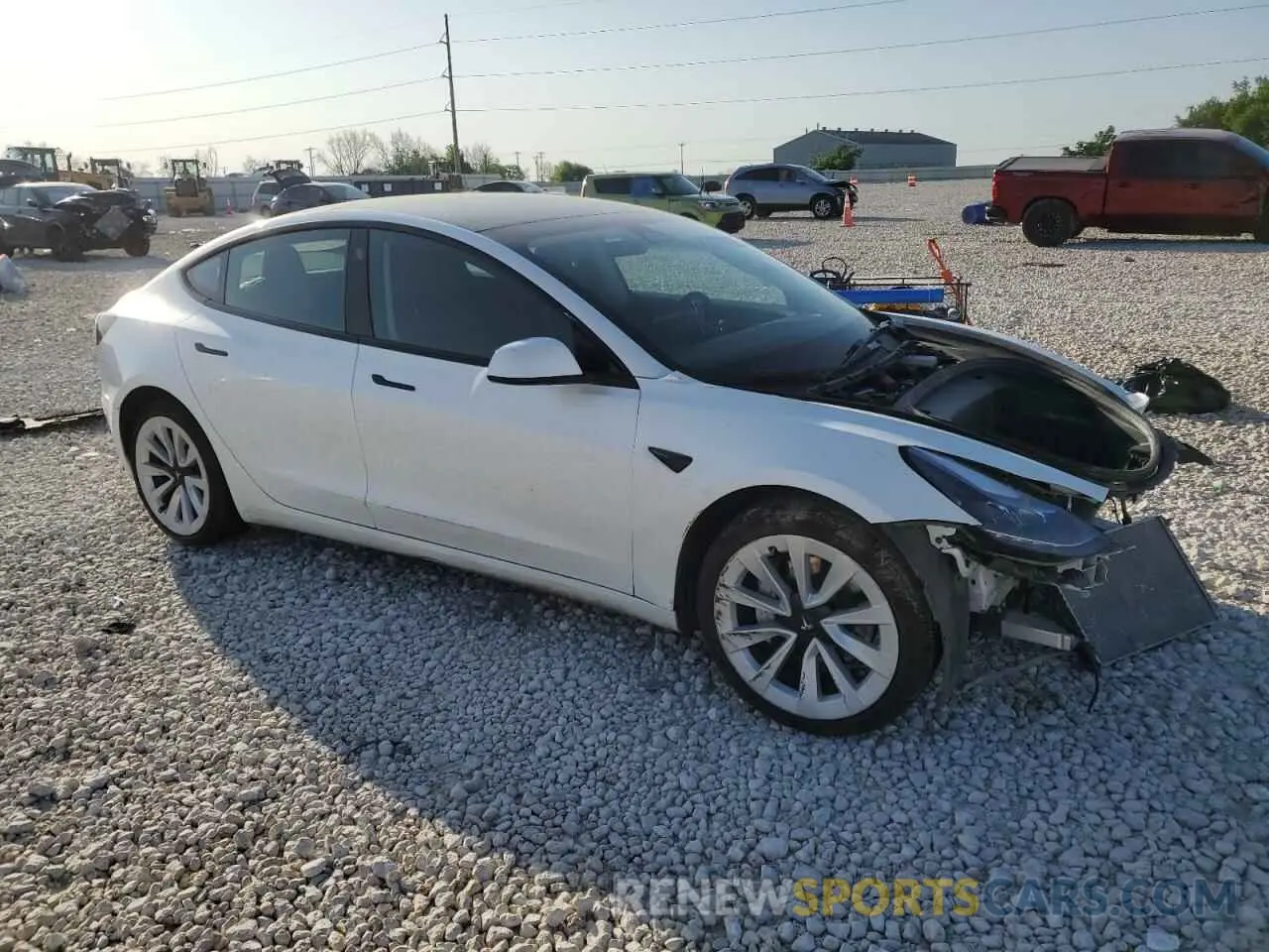 4 Photograph of a damaged car 5YJ3E1EA4PF631304 TESLA MODEL 3 2023