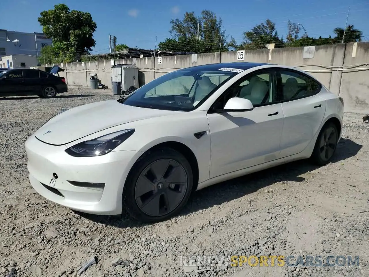 1 Photograph of a damaged car 5YJ3E1EA4PF641072 TESLA MODEL 3 2023