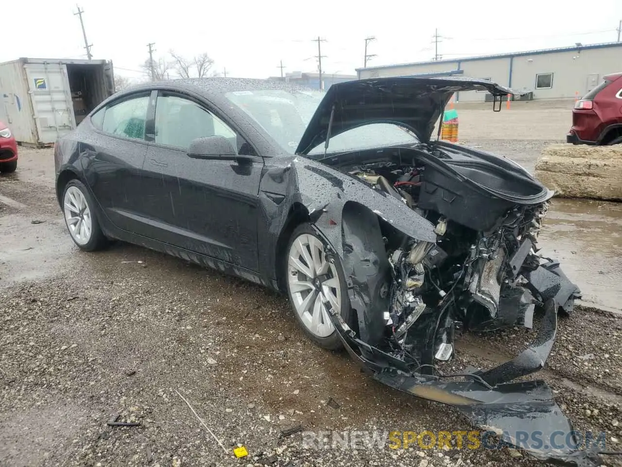 4 Photograph of a damaged car 5YJ3E1EA4PF641282 TESLA MODEL 3 2023