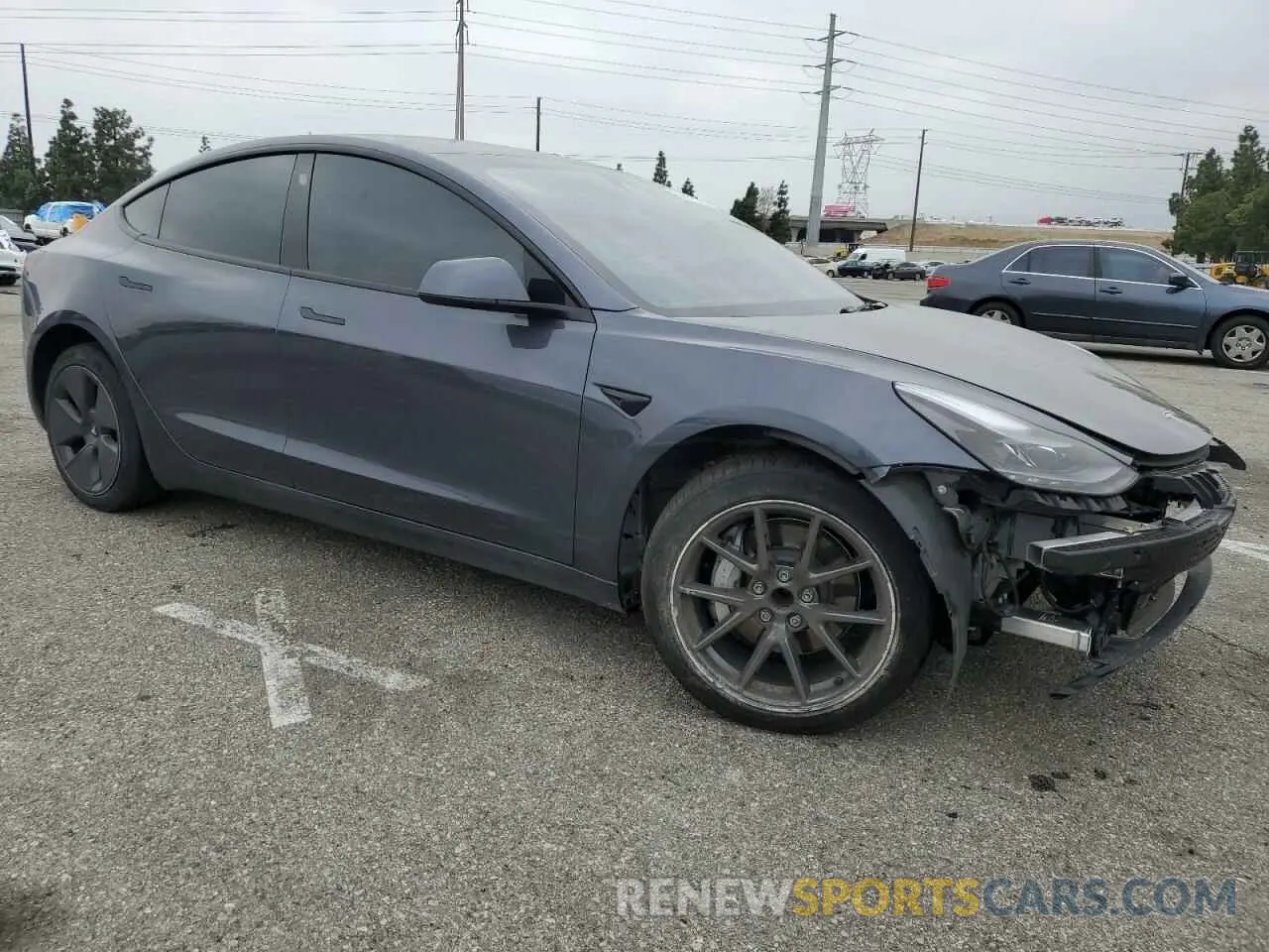 4 Photograph of a damaged car 5YJ3E1EA4PF642769 TESLA MODEL 3 2023