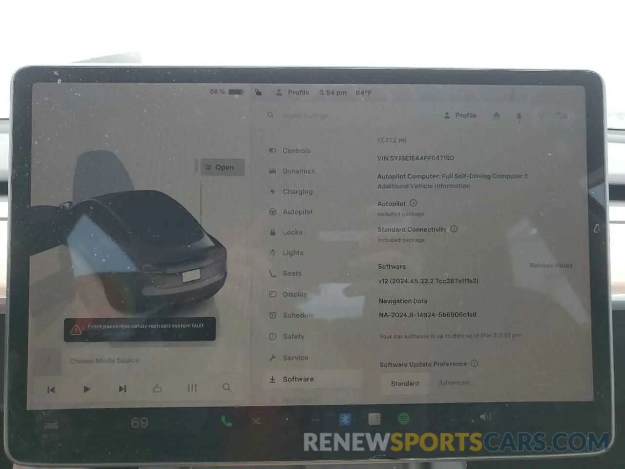 9 Photograph of a damaged car 5YJ3E1EA4PF647180 TESLA MODEL 3 2023