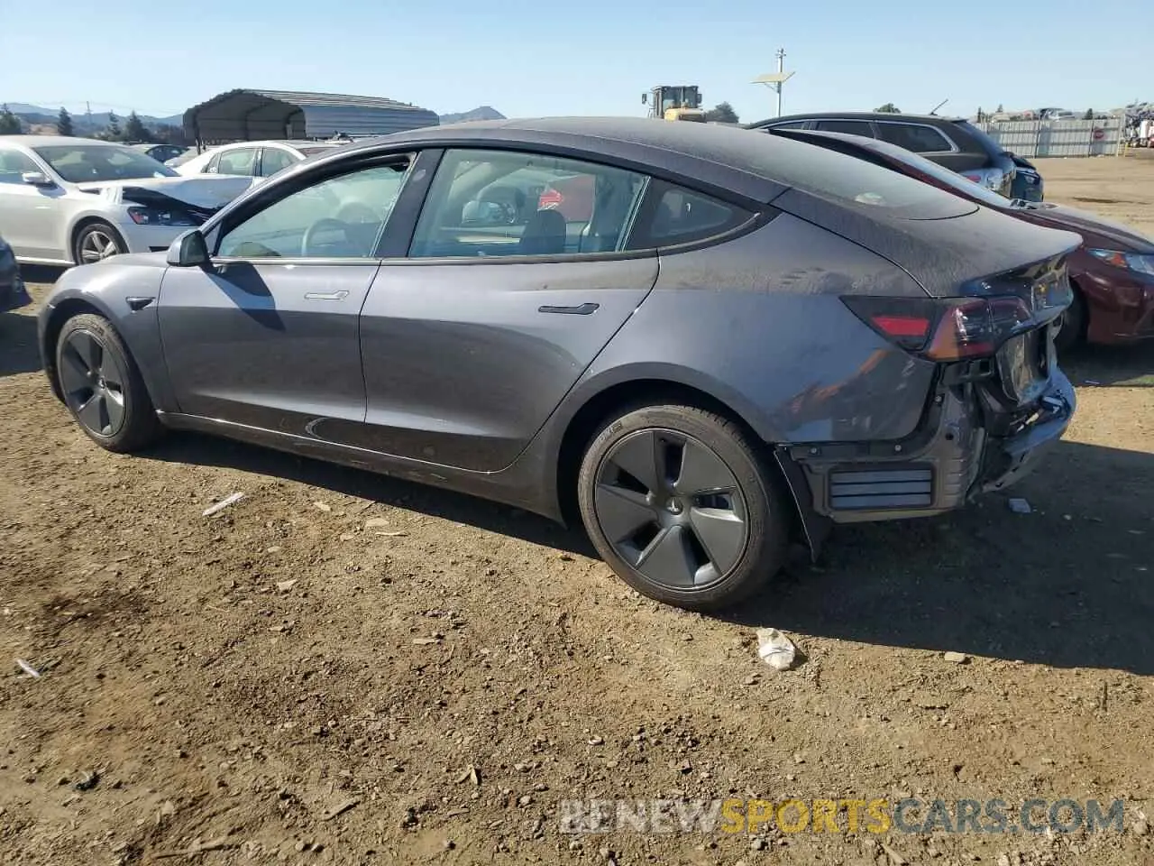 2 Photograph of a damaged car 5YJ3E1EA4PF653870 TESLA MODEL 3 2023
