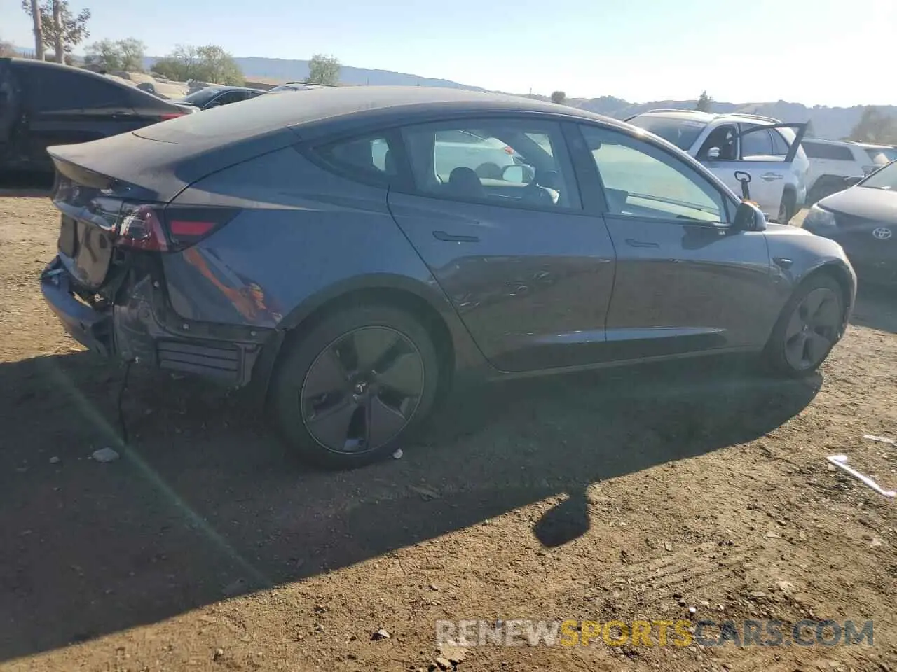 3 Photograph of a damaged car 5YJ3E1EA4PF653870 TESLA MODEL 3 2023