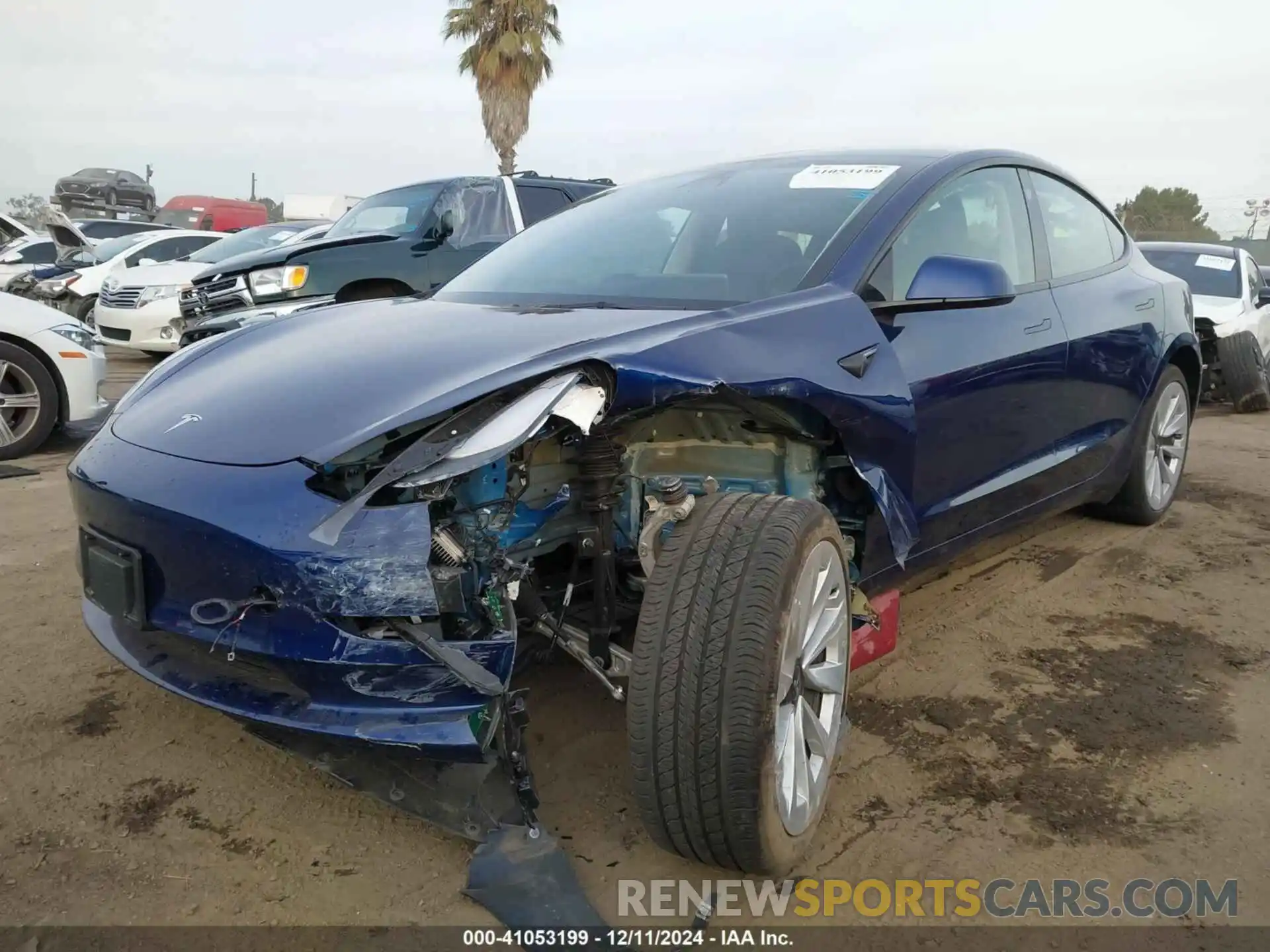 2 Photograph of a damaged car 5YJ3E1EA4PF659829 TESLA MODEL 3 2023