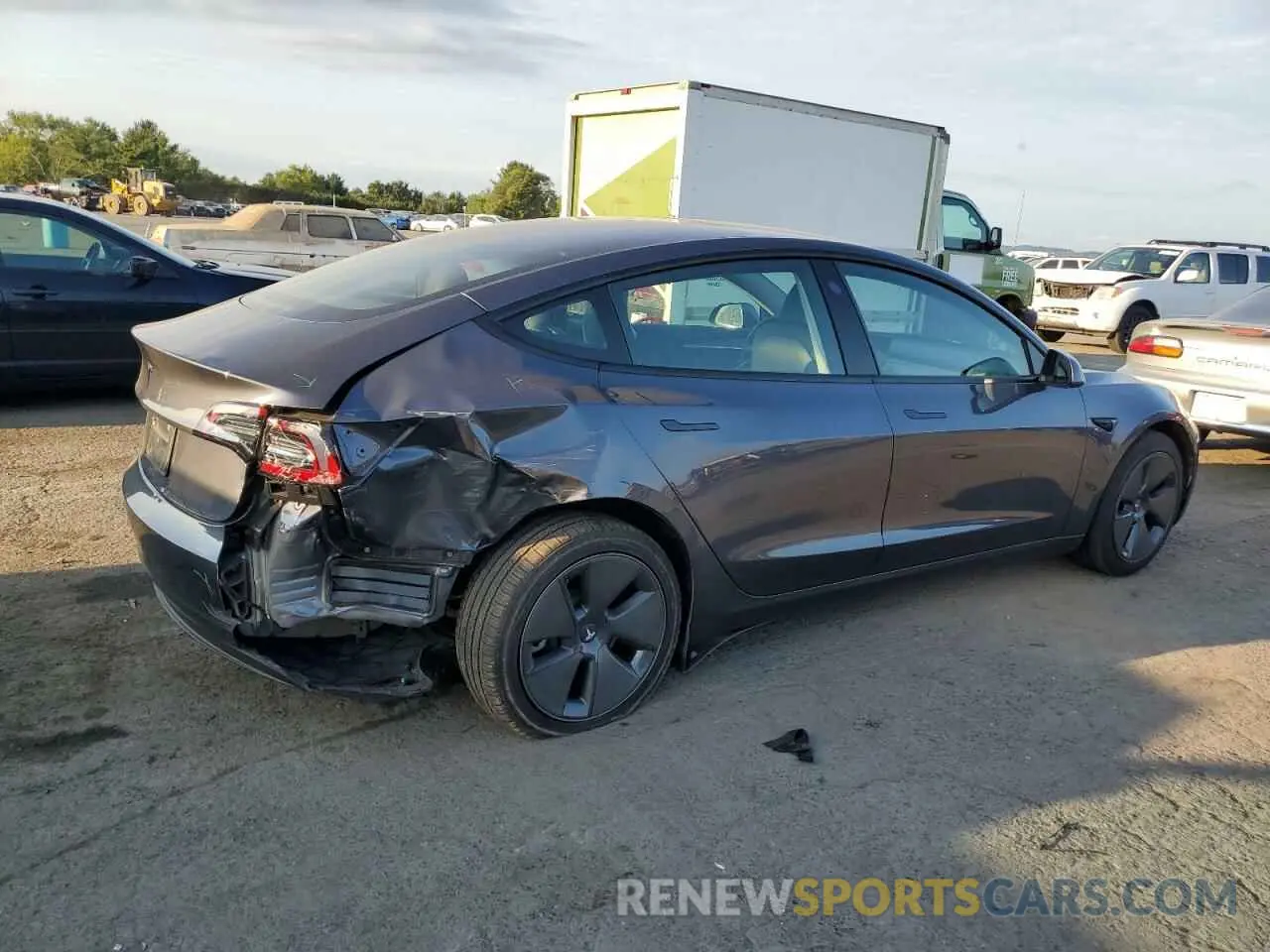 3 Photograph of a damaged car 5YJ3E1EA4PF665789 TESLA MODEL 3 2023