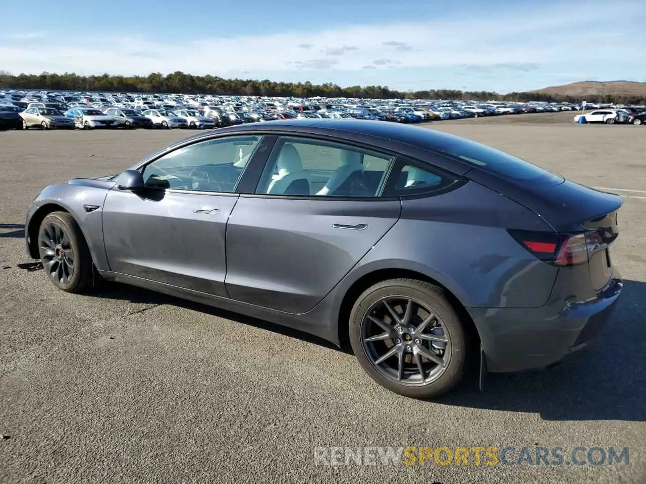 2 Photograph of a damaged car 5YJ3E1EA4PF680101 TESLA MODEL 3 2023