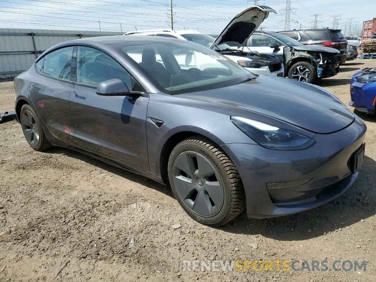 4 Photograph of a damaged car 5YJ3E1EA4PF681247 TESLA MODEL 3 2023