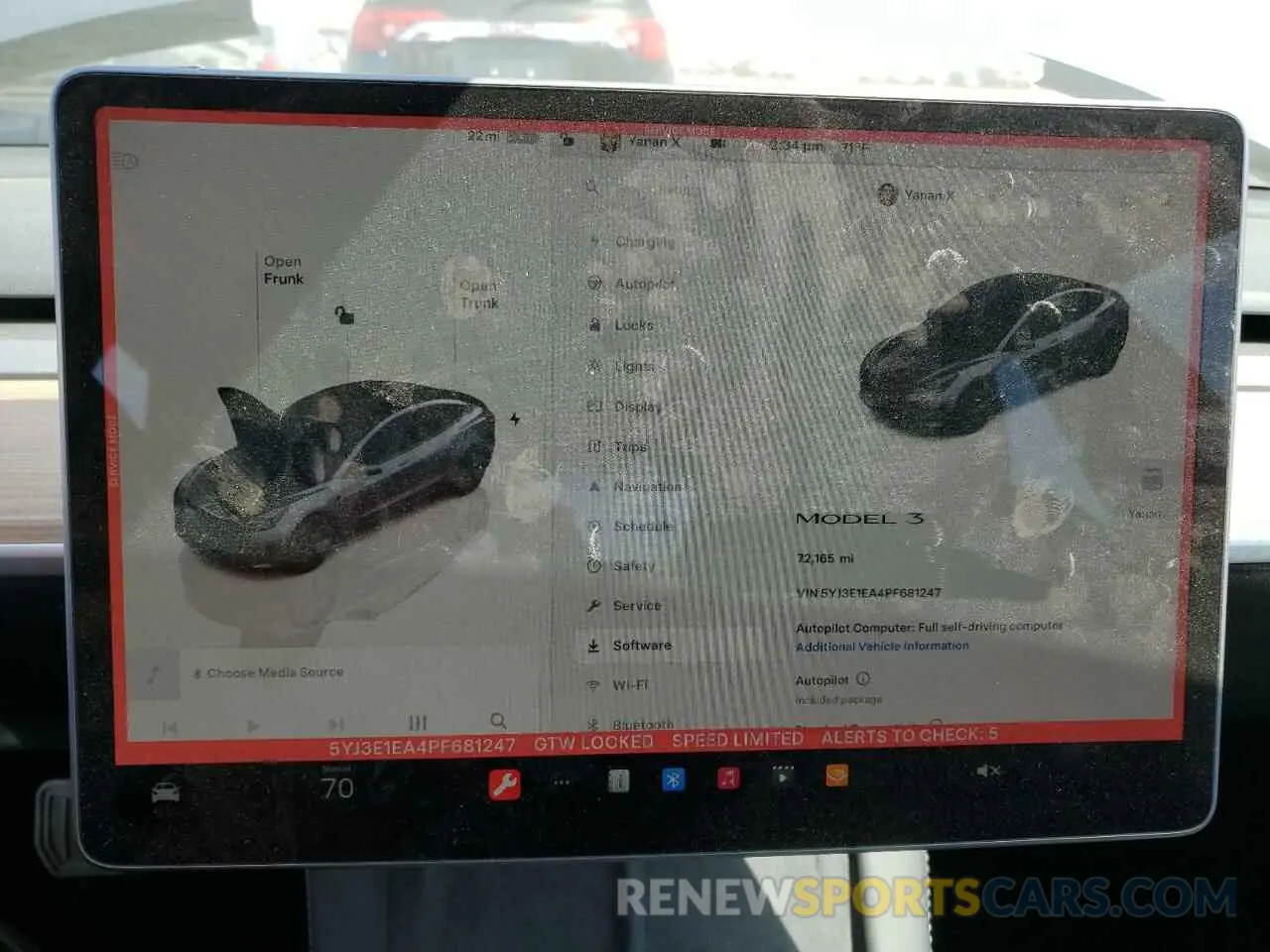 9 Photograph of a damaged car 5YJ3E1EA4PF681247 TESLA MODEL 3 2023