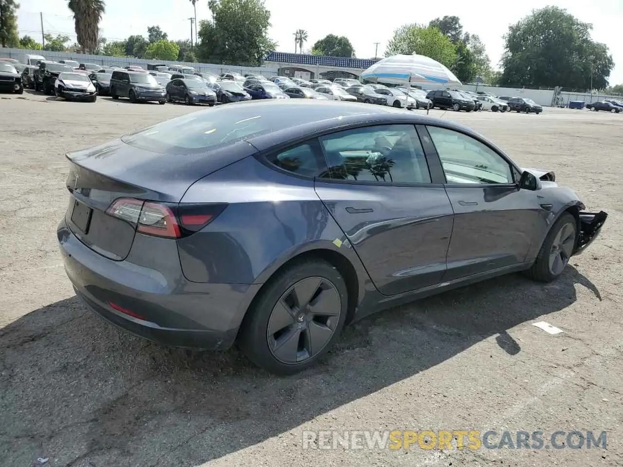 3 Photograph of a damaged car 5YJ3E1EA4PF683709 TESLA MODEL 3 2023