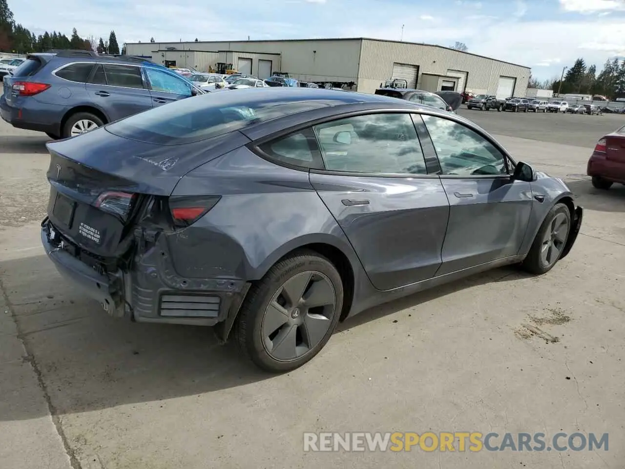 3 Photograph of a damaged car 5YJ3E1EA4PF695438 TESLA MODEL 3 2023