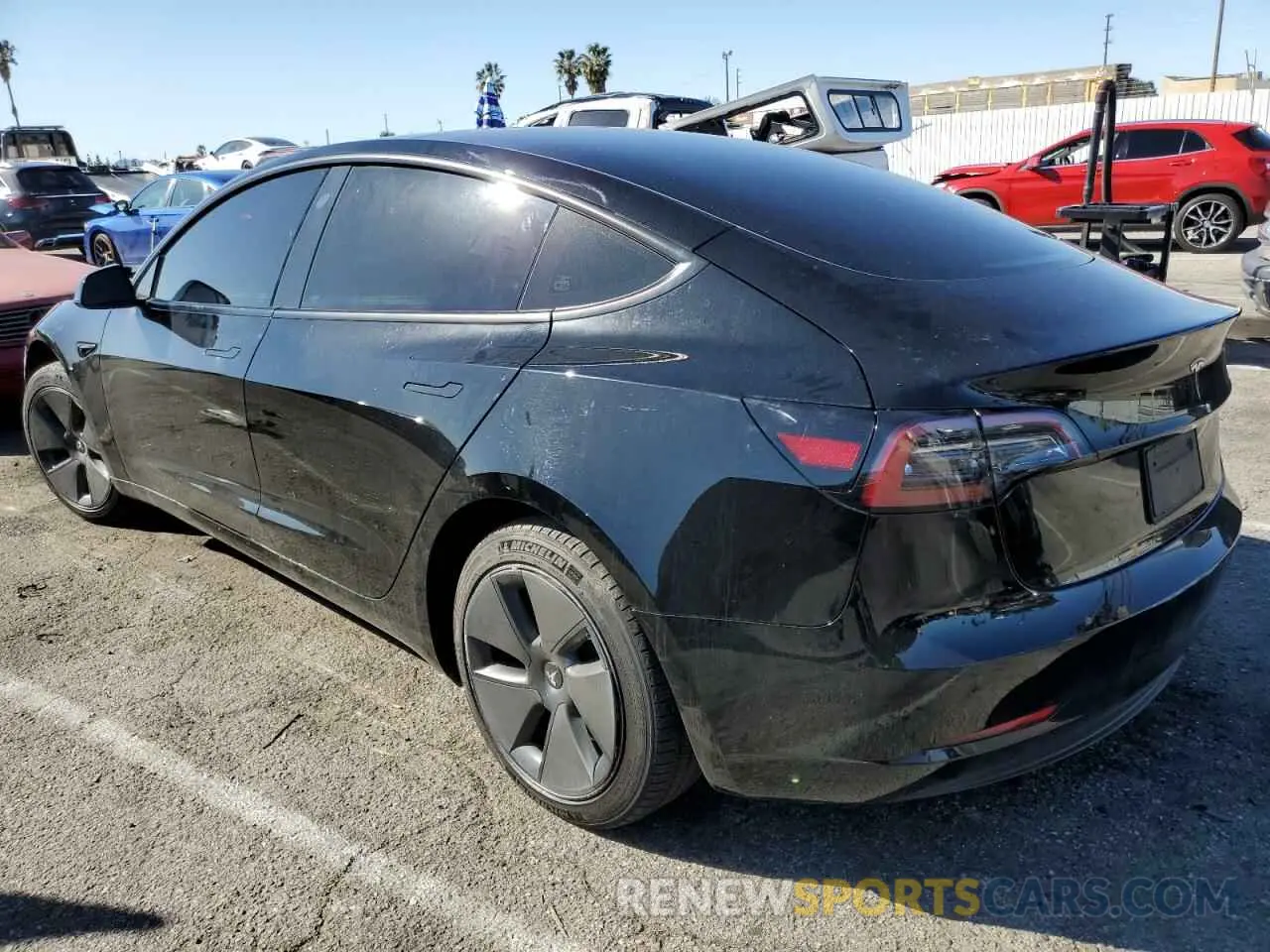 2 Photograph of a damaged car 5YJ3E1EA4PF706521 TESLA MODEL 3 2023