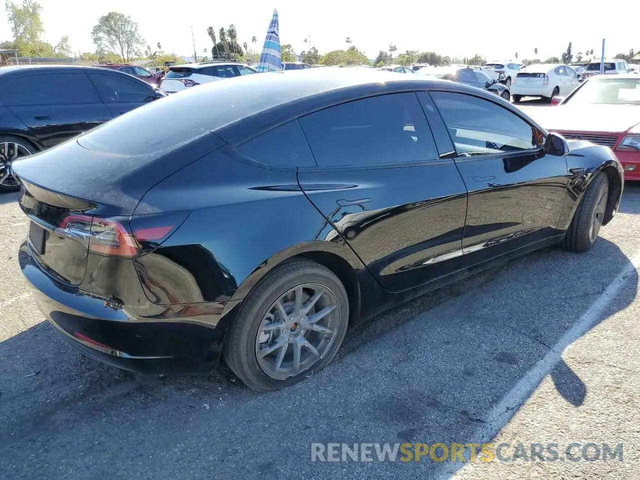 3 Photograph of a damaged car 5YJ3E1EA4PF706521 TESLA MODEL 3 2023