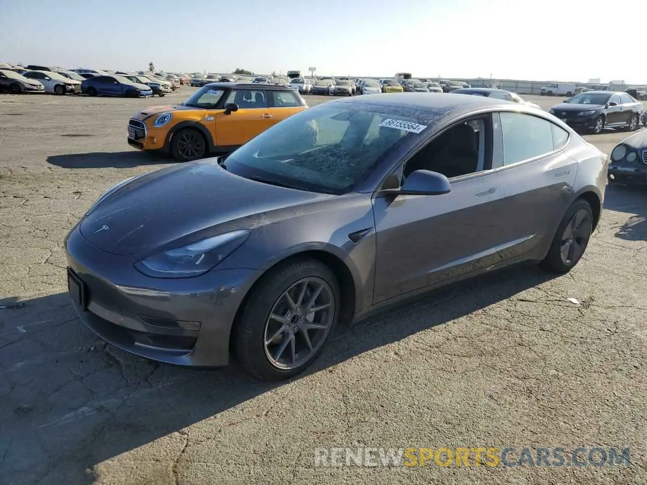 1 Photograph of a damaged car 5YJ3E1EA4PF708866 TESLA MODEL 3 2023