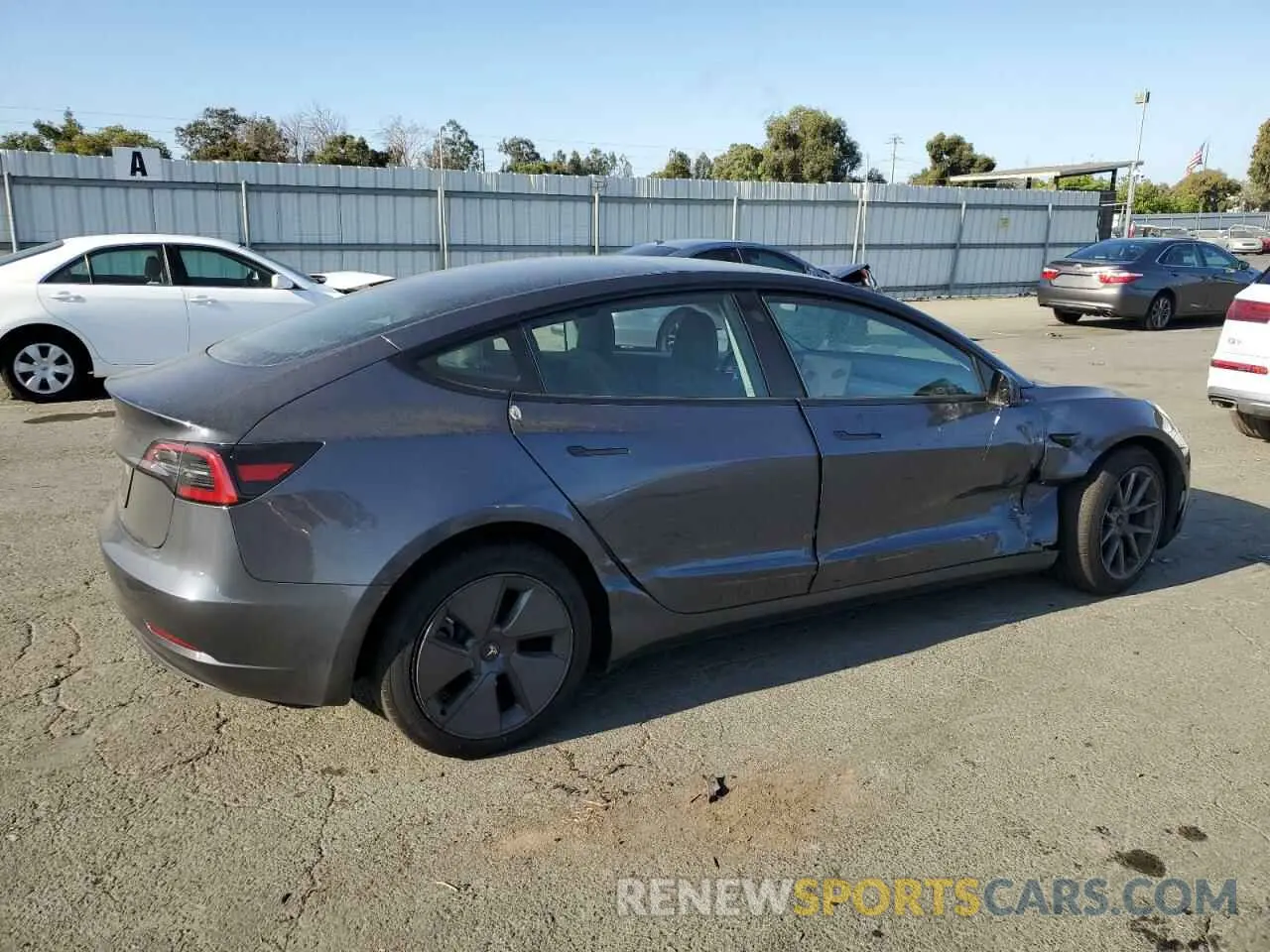 3 Photograph of a damaged car 5YJ3E1EA4PF708866 TESLA MODEL 3 2023