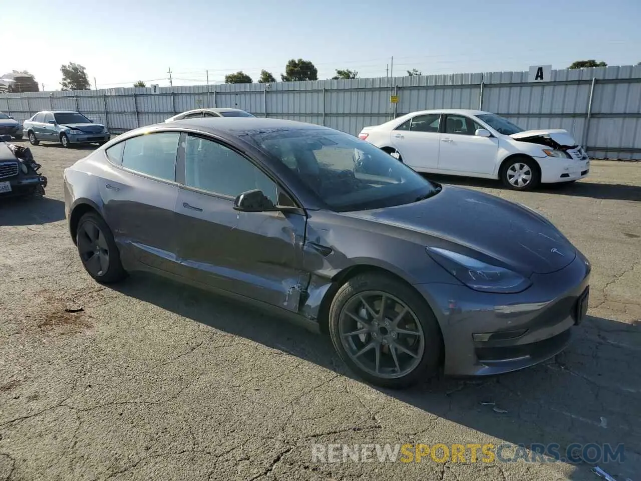 4 Photograph of a damaged car 5YJ3E1EA4PF708866 TESLA MODEL 3 2023