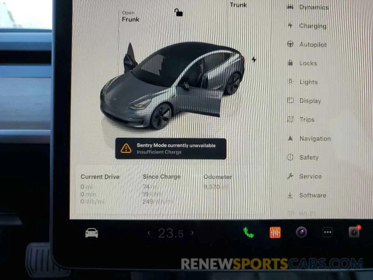 9 Photograph of a damaged car 5YJ3E1EA4PF708866 TESLA MODEL 3 2023