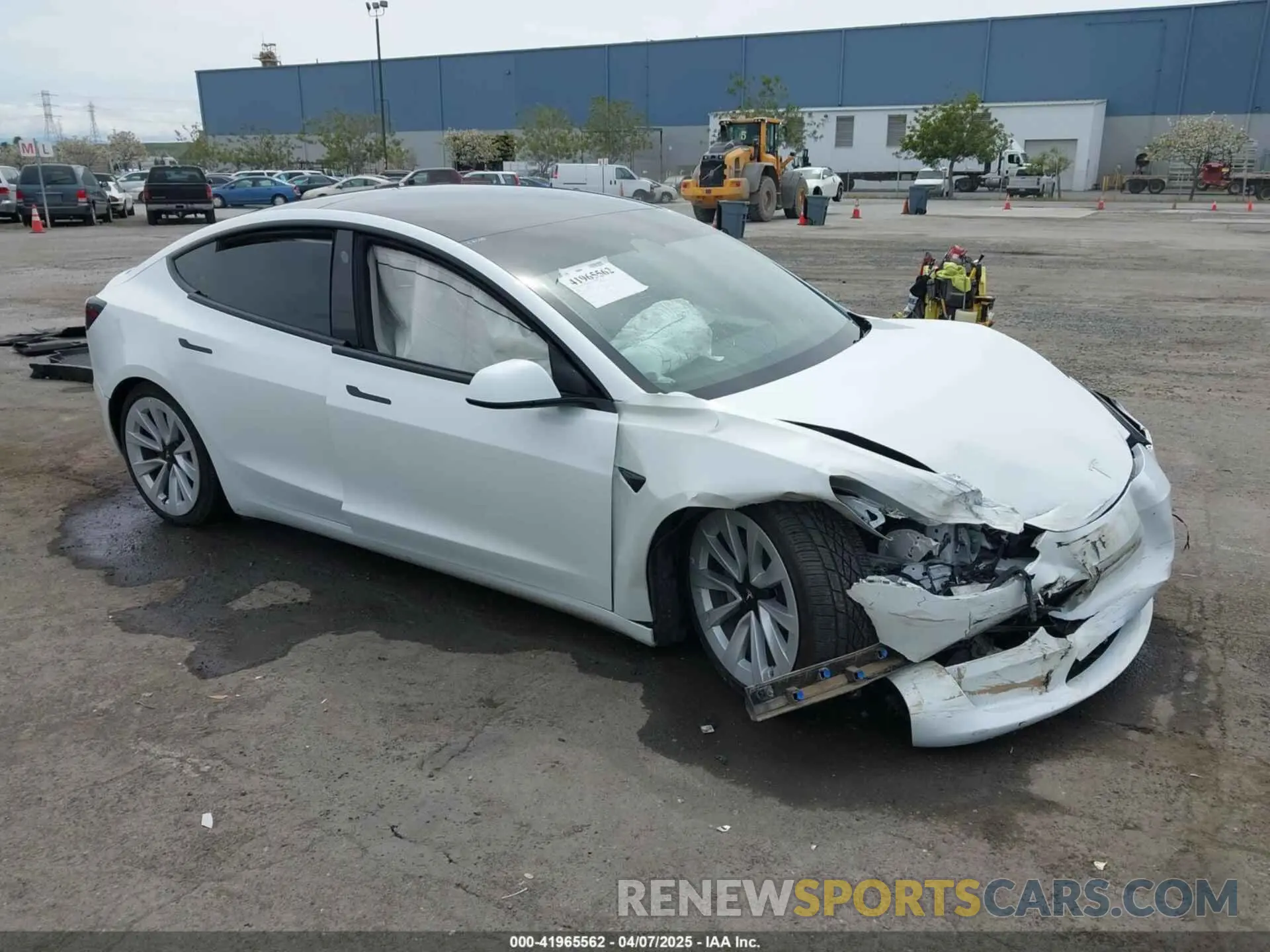 1 Photograph of a damaged car 5YJ3E1EA5PF383595 TESLA MODEL 3 2023