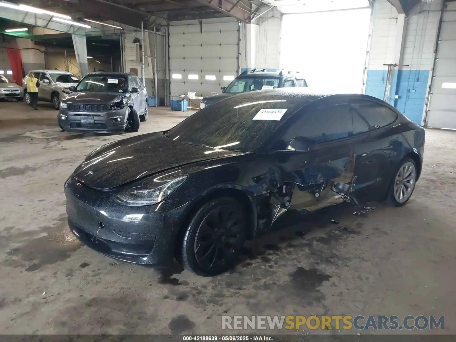 2 Photograph of a damaged car 5YJ3E1EA5PF396413 TESLA MODEL 3 2023