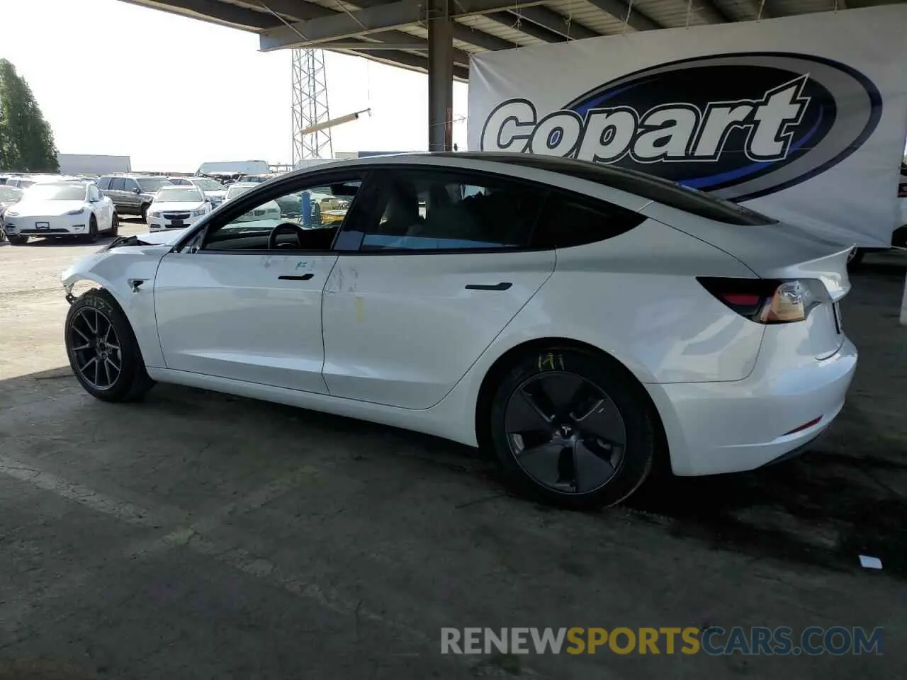 2 Photograph of a damaged car 5YJ3E1EA5PF400282 TESLA MODEL 3 2023
