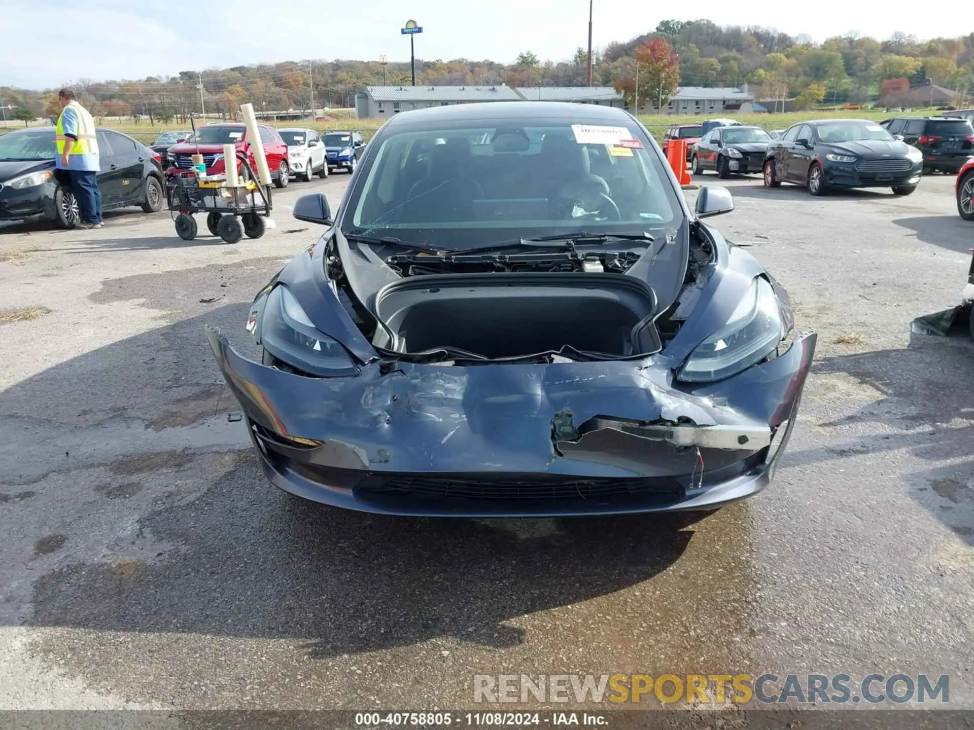 12 Photograph of a damaged car 5YJ3E1EA5PF407992 TESLA MODEL 3 2023